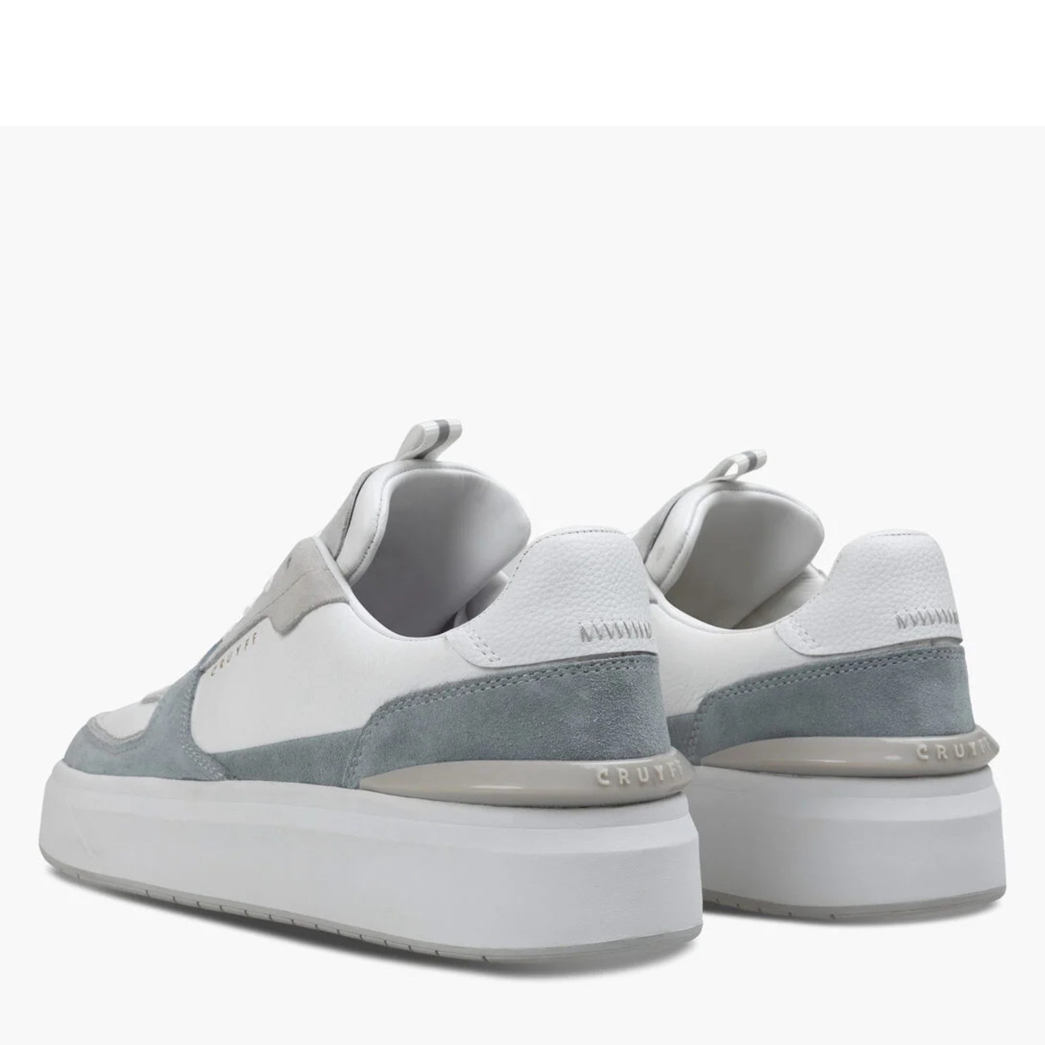 Mens Cruyff White/Grey Surefire Tennis Trainers