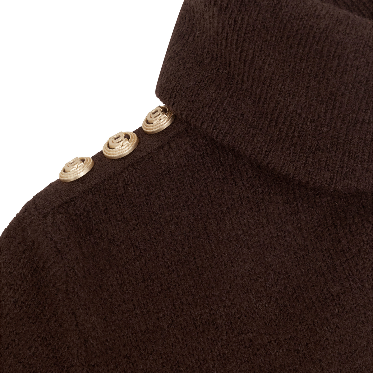 Womens Holland Cooper Chocolate Berkeley Roll Neck Dress
