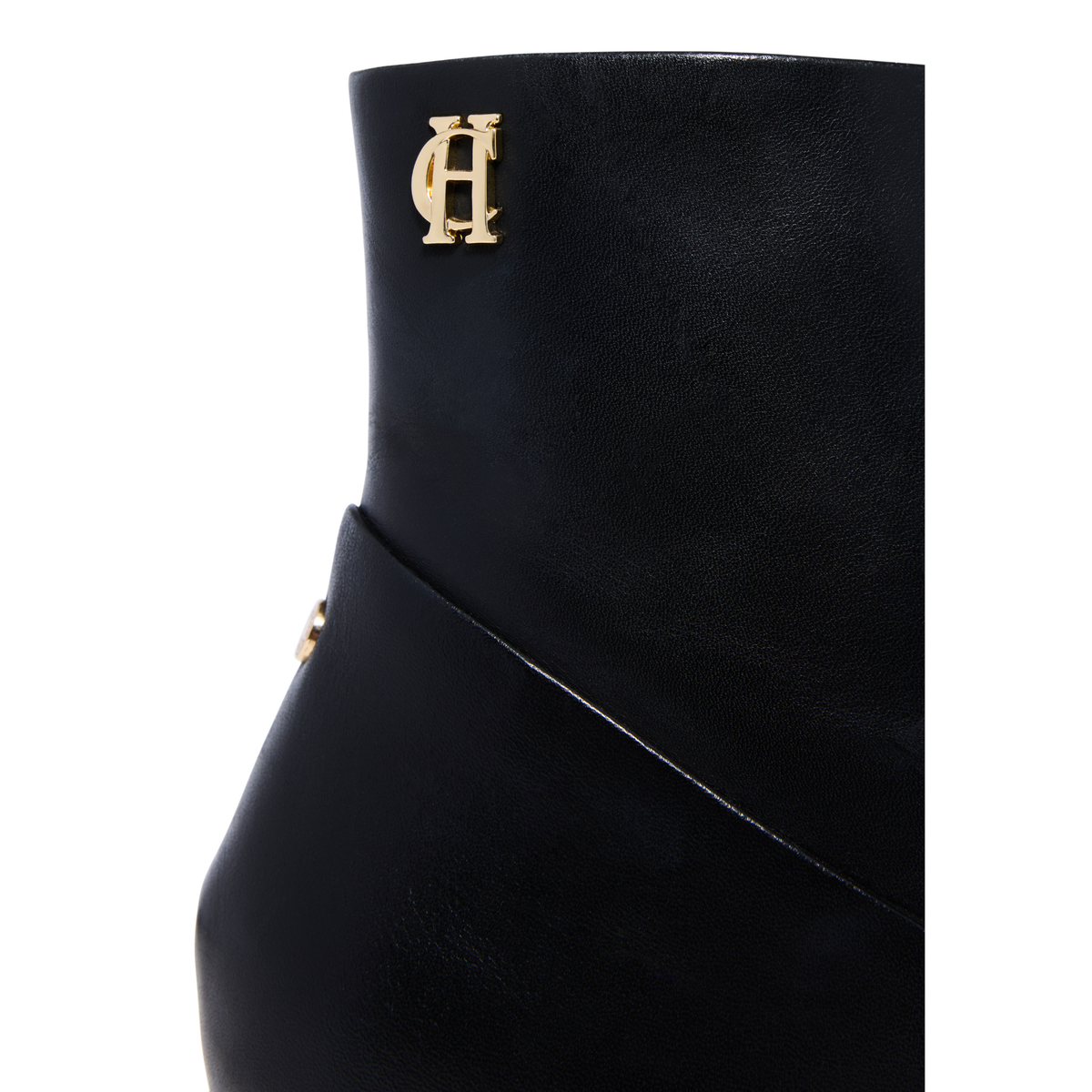 Womens Holland Cooper Black Regency Mid Heel Ankle Boots