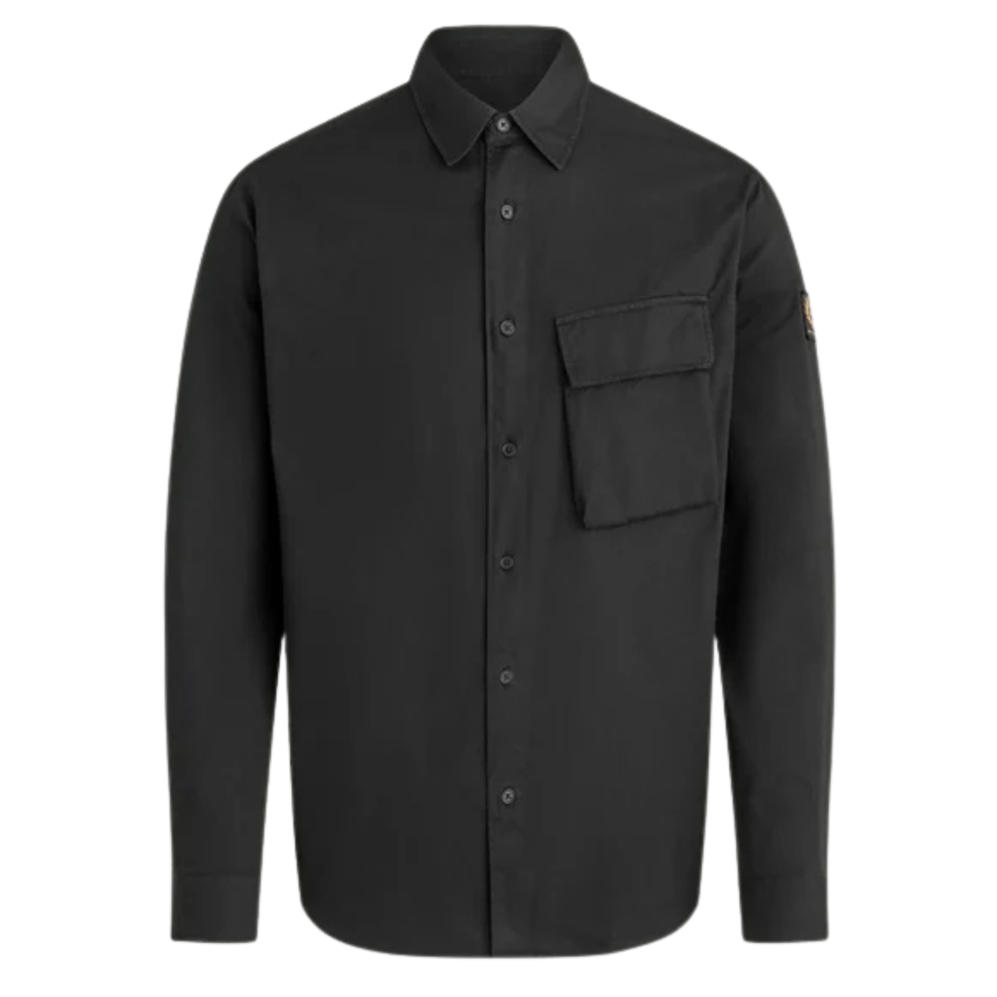 Mens Belstaff Black Scale L/s Shirt