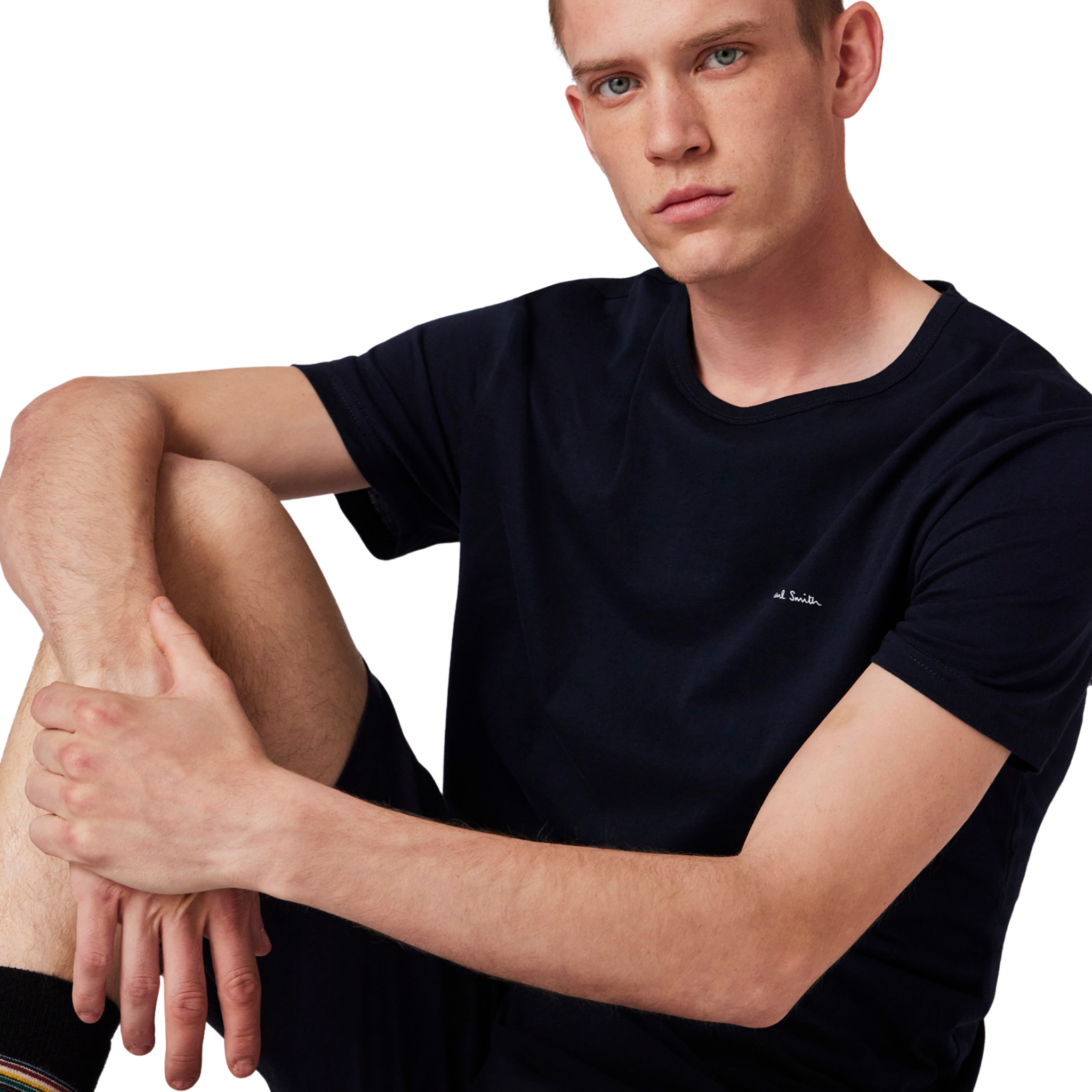 Mens Paul Smith Black/White/Navy 3PK S/s T Shirt