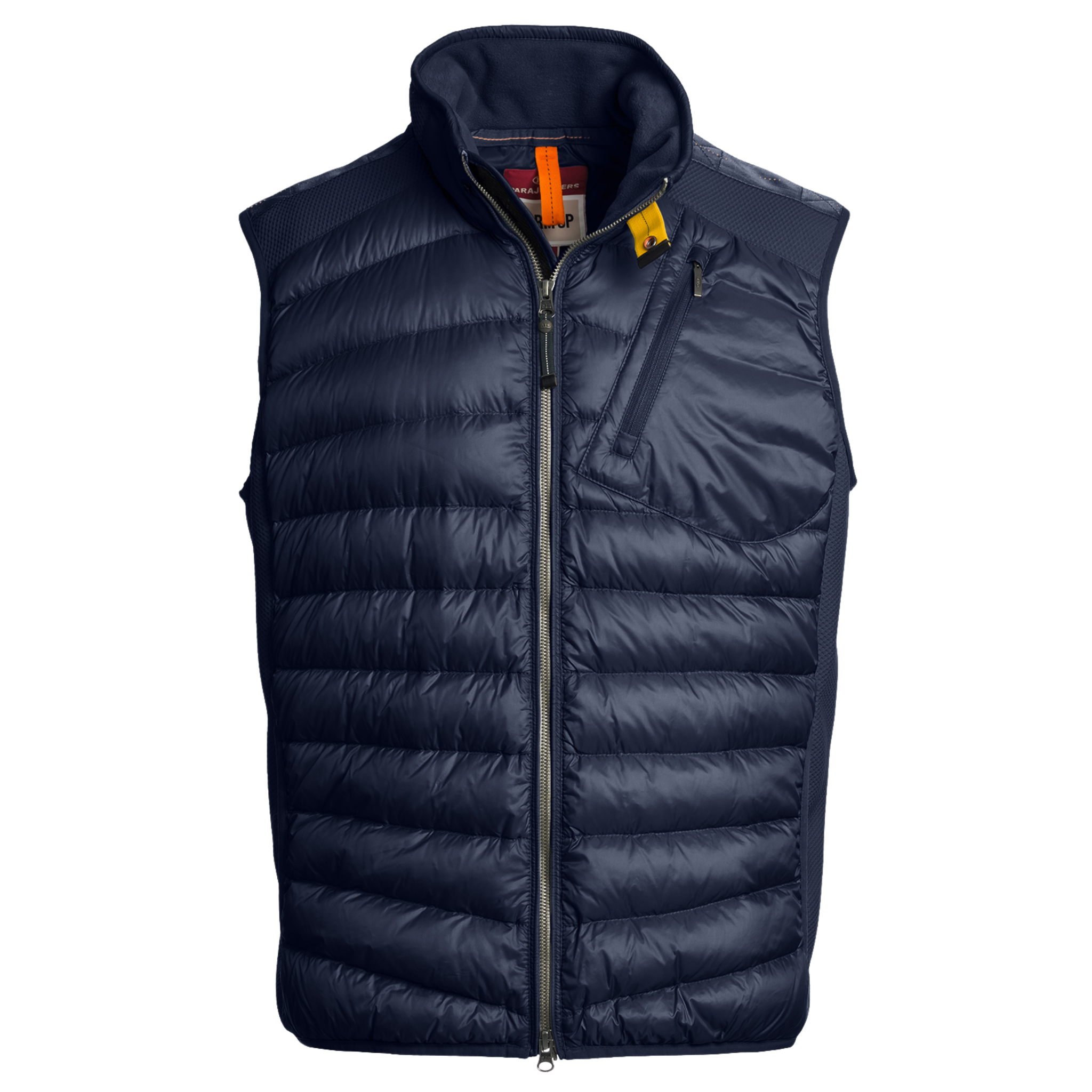 Mens Parajumpers Blue Navy Zavier Hybrid Gilet
