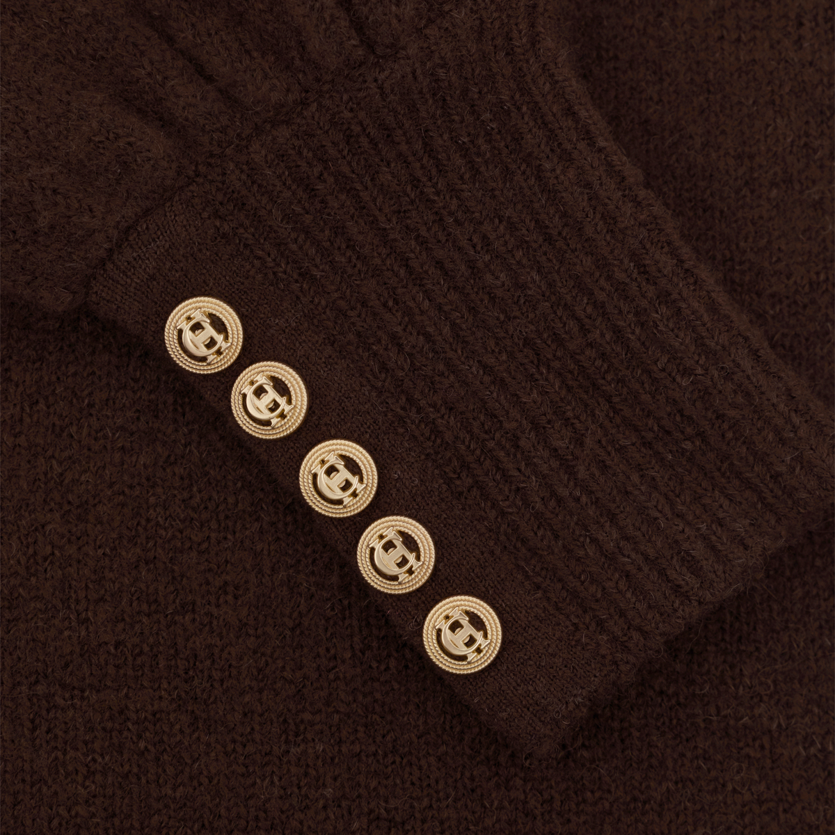Womens Holland Cooper Chocolate Berkeley Roll Neck Dress