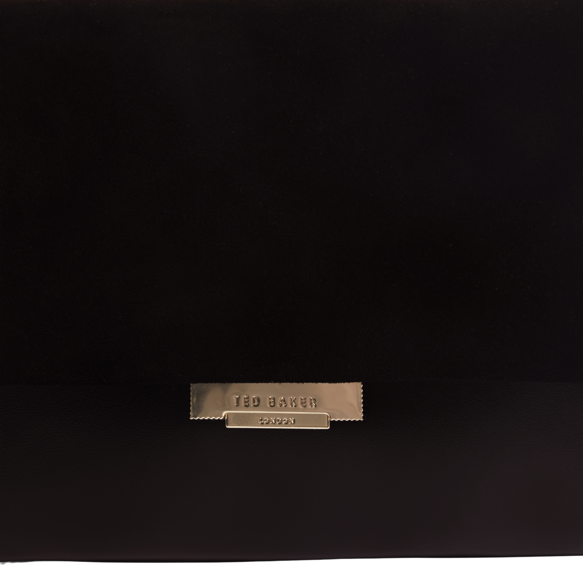 Womens Ted Baker Black Denie Flap Cross Body Bag