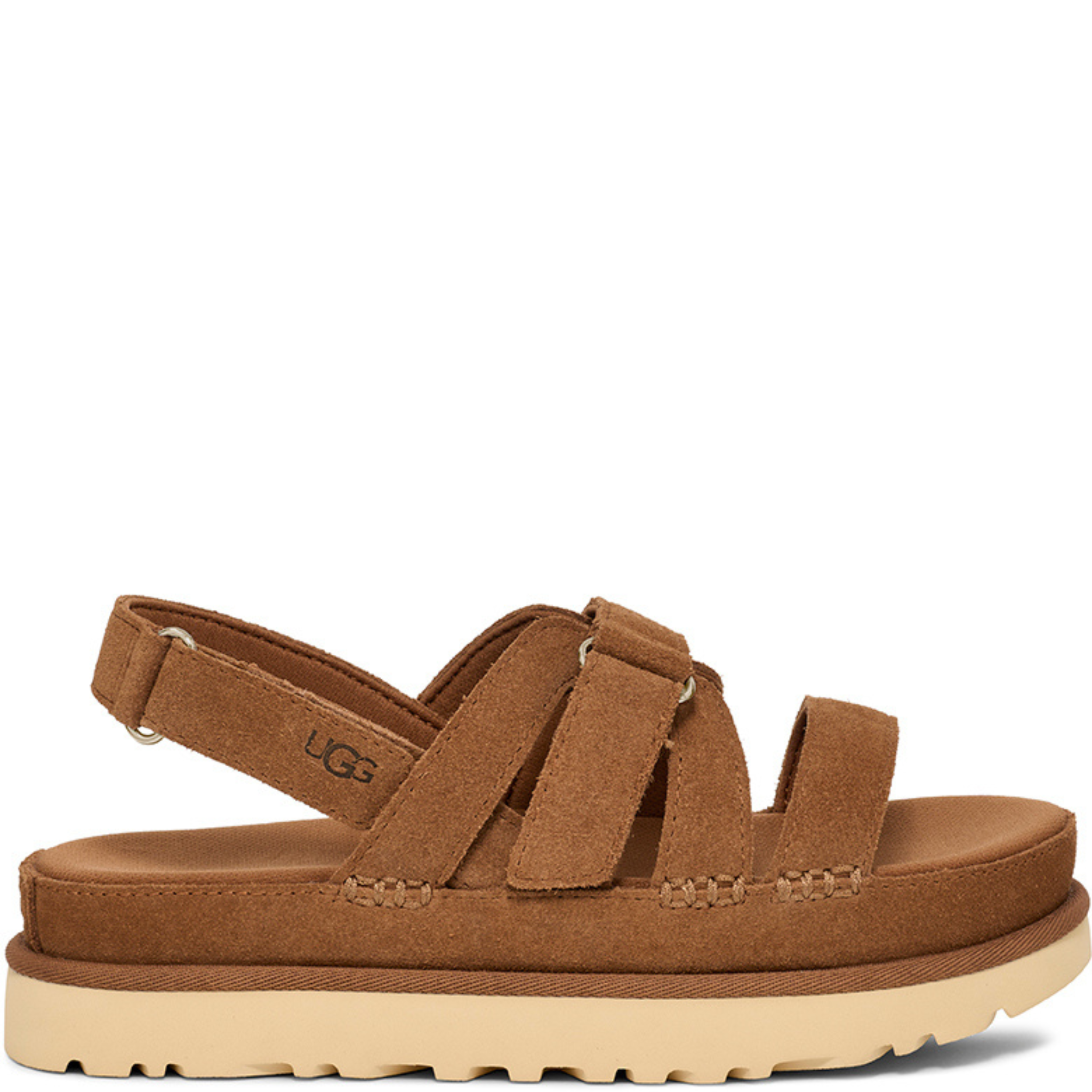 Womens UGG Chestnut Goldenstar Gleam Sandals
