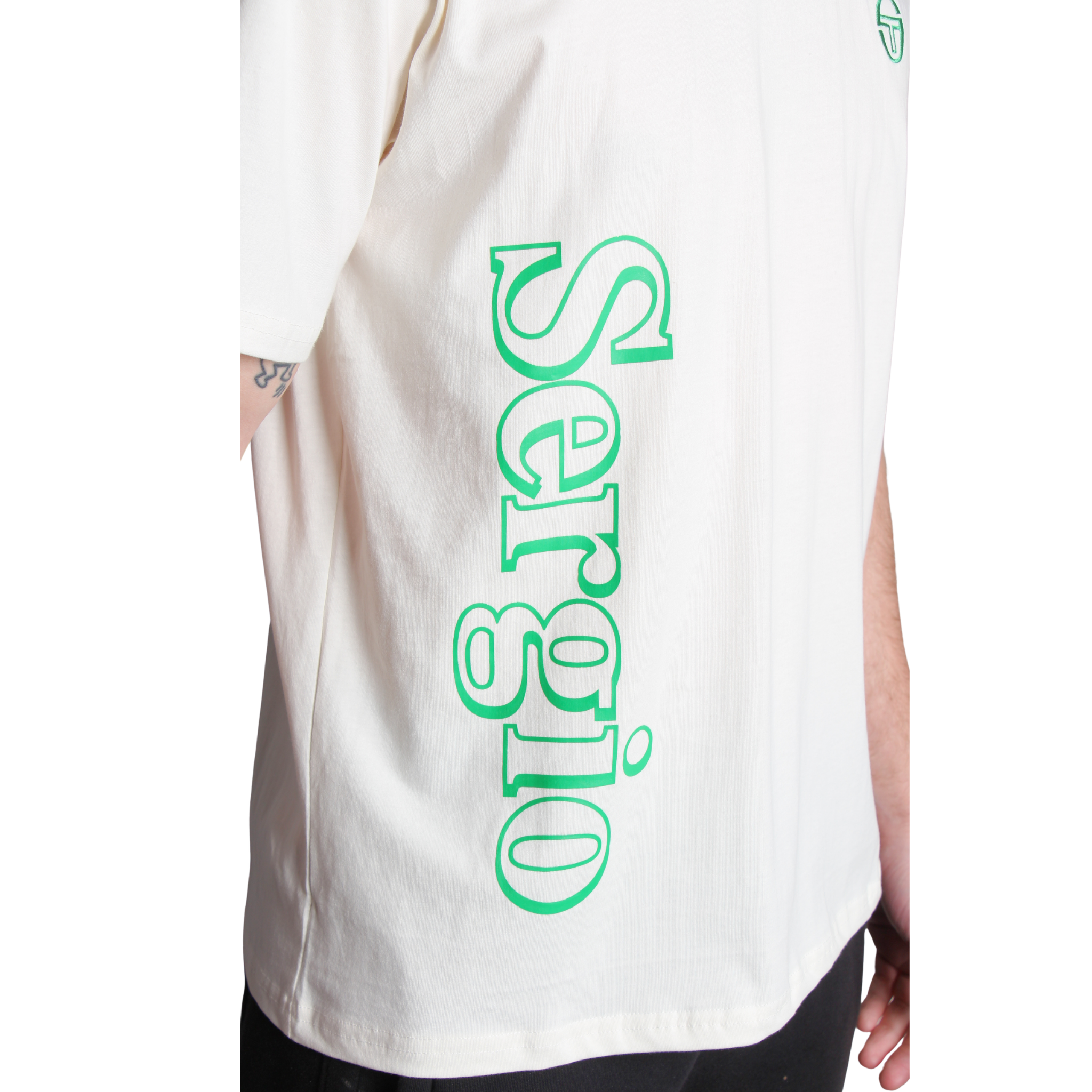 Mens Sergio Tacchini Gardenia Furato Graphic S/s T Shirt