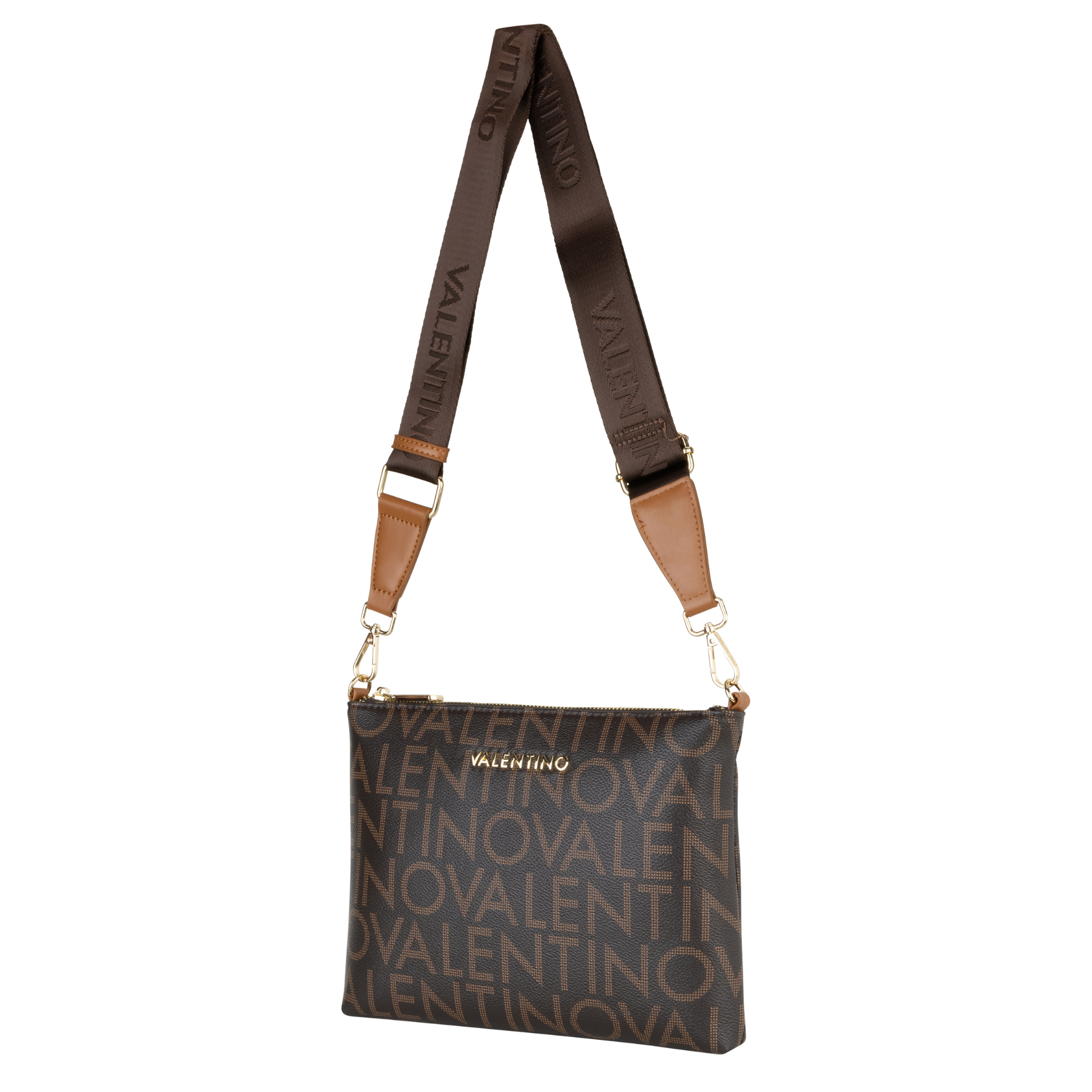 Womens Valentino Moro/Naturale Regina RE Flat Crossbody