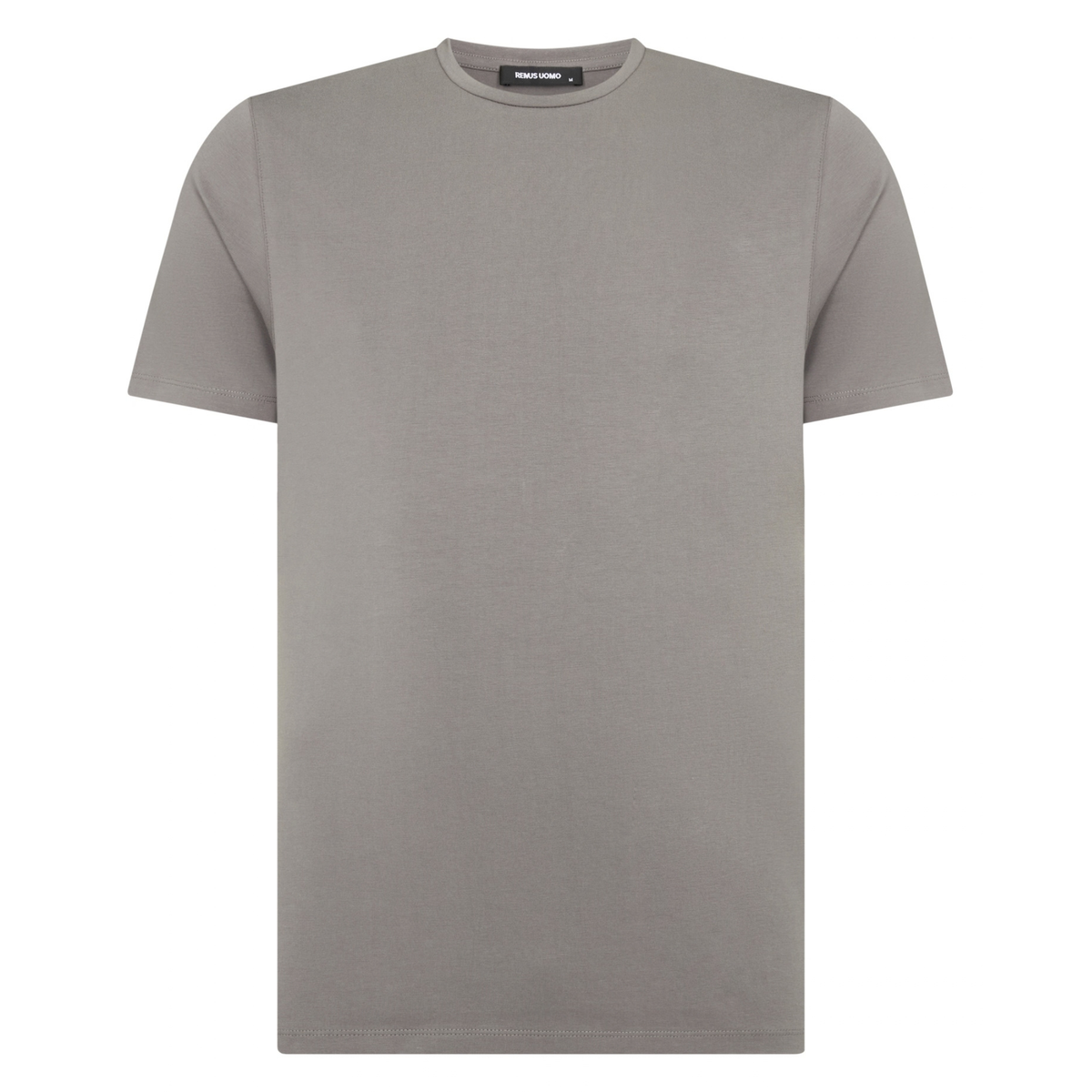 Mens Remus Uomo Grey Cotton Stretch S/s T Shirt
