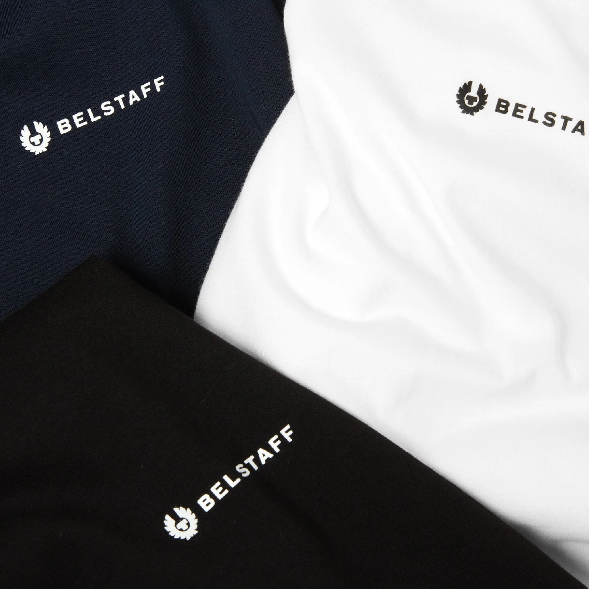 Mens Belstaff Black/Dark Ink/White 3PK S/s T Shirt