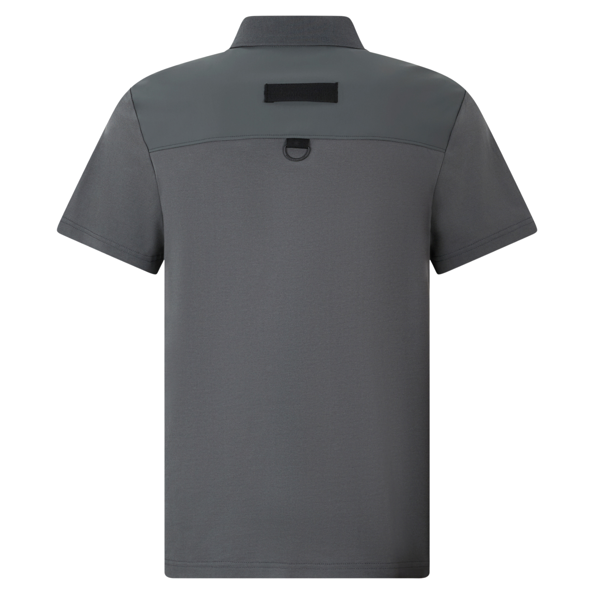Mens Moose Knuckles Cement Dalon S/s Polo Shirt
