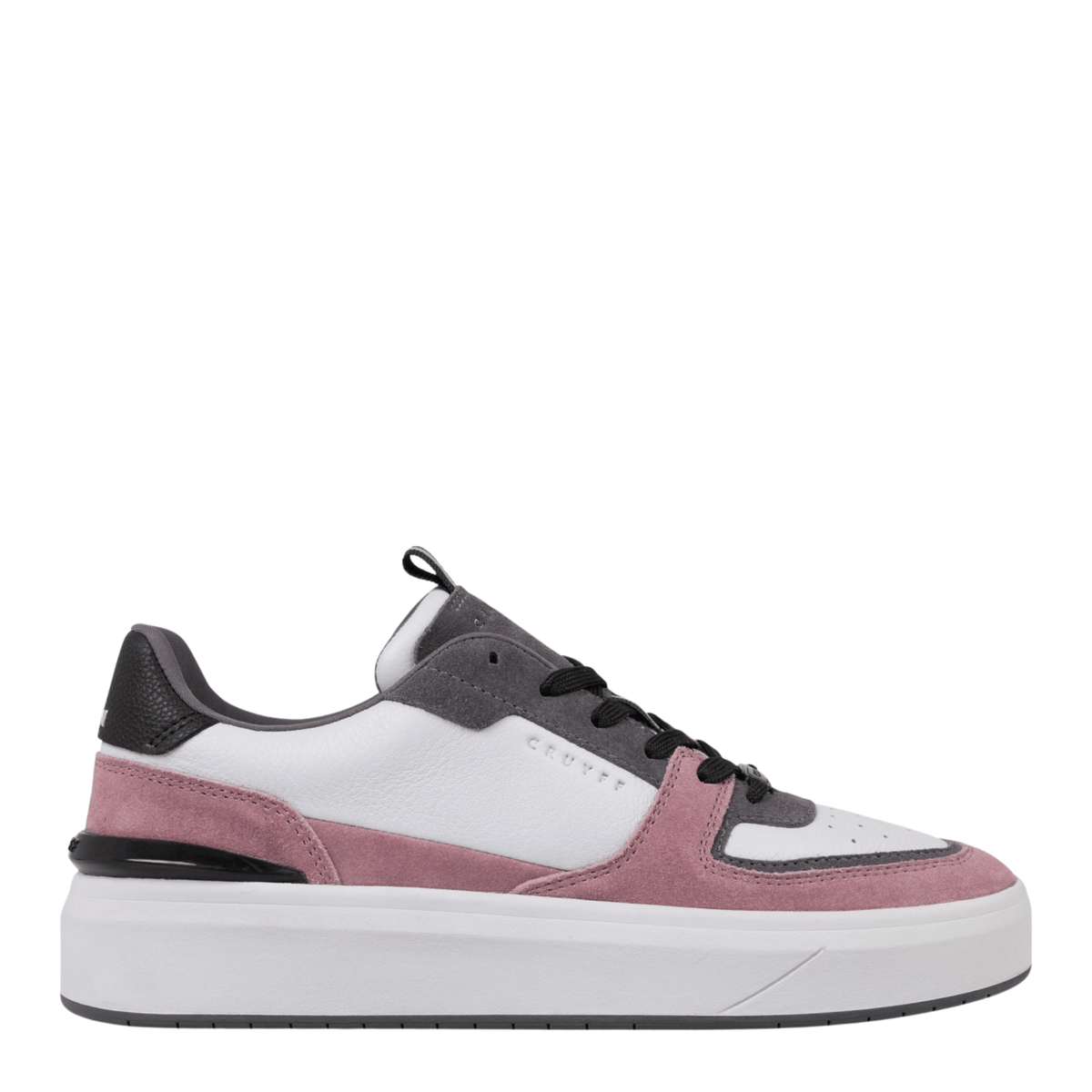 Mens Cruyff White/Grey/Red Surefire Tennis Trainers