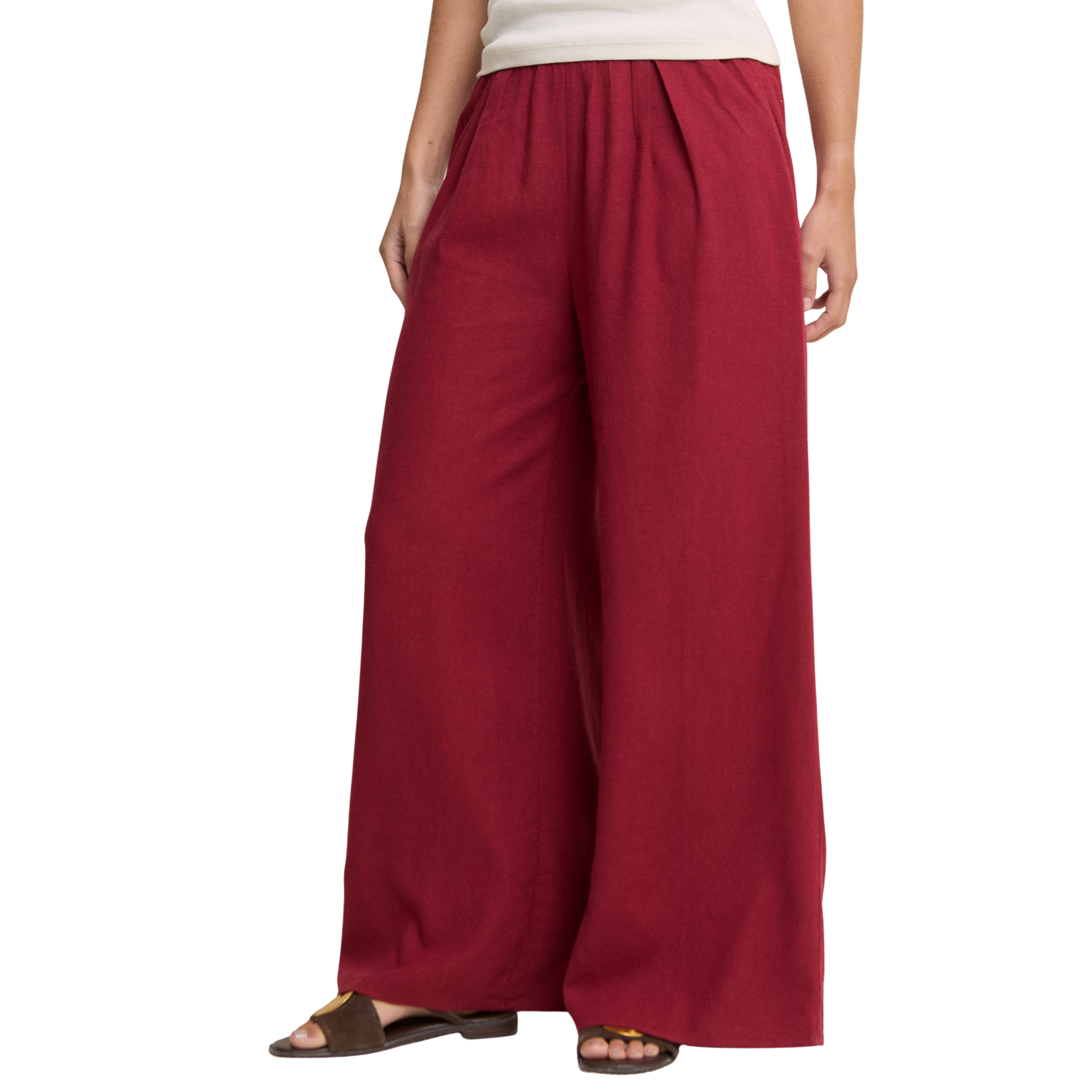 Womens Nobody's Child Red Jerrow Trousers