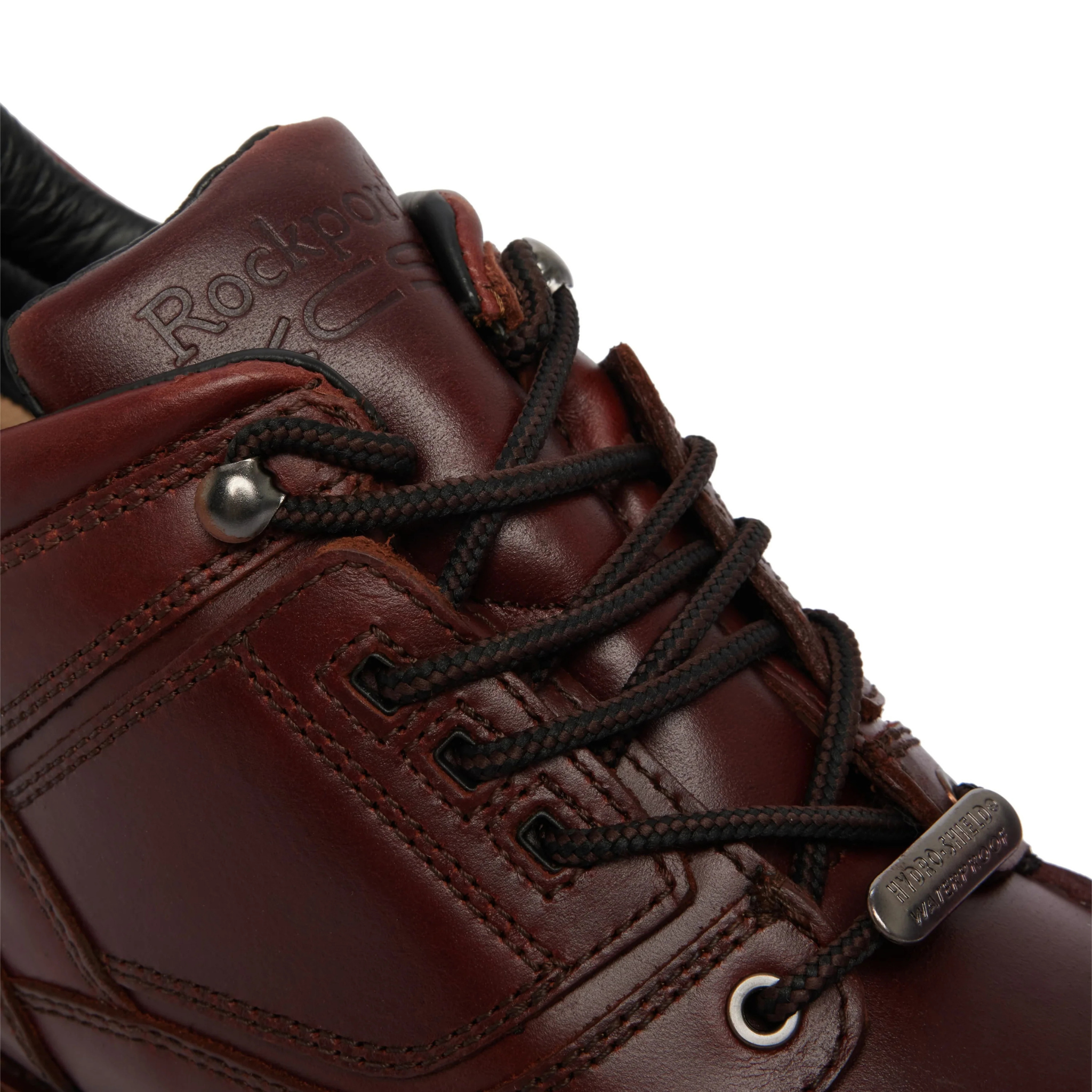 Mens Rockport Cherry Brown Umbwe Hiker Boots