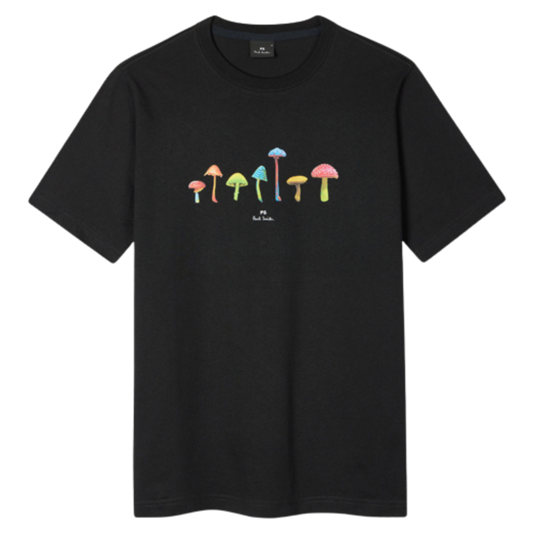 Mens Paul Smith Black Mushrooms S/s T Shirt