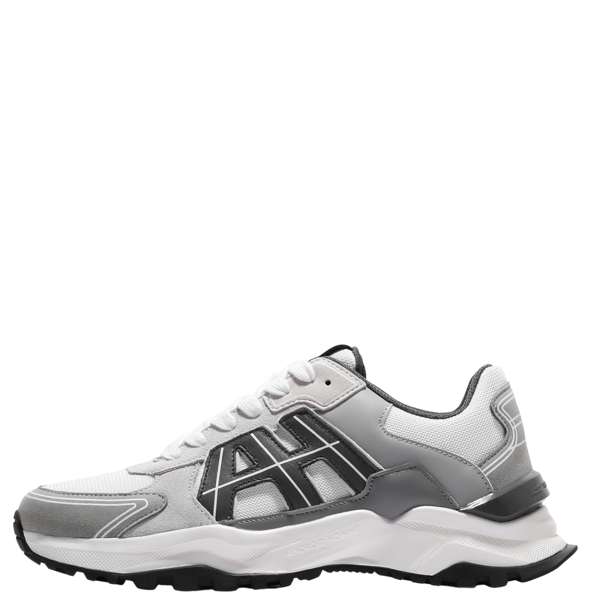 Mens Android Homme White AH One Ballistic Nylon Trainers