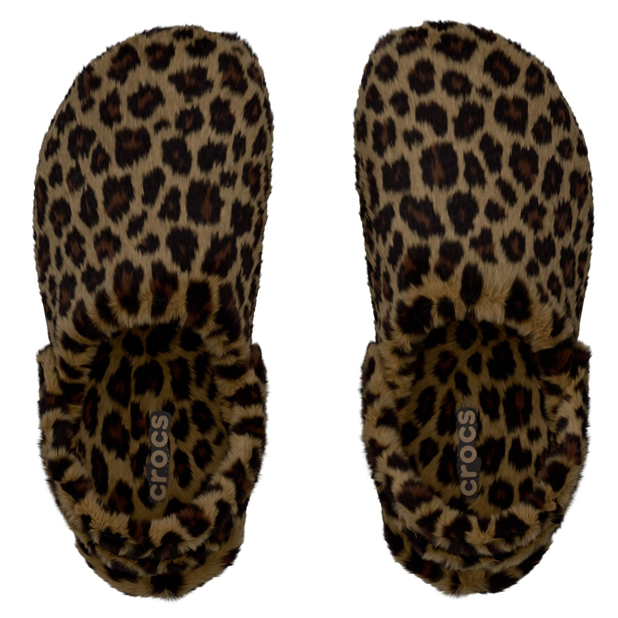 Womens Crocs Sepia/Leopard Unfurgettable Animal Clogs