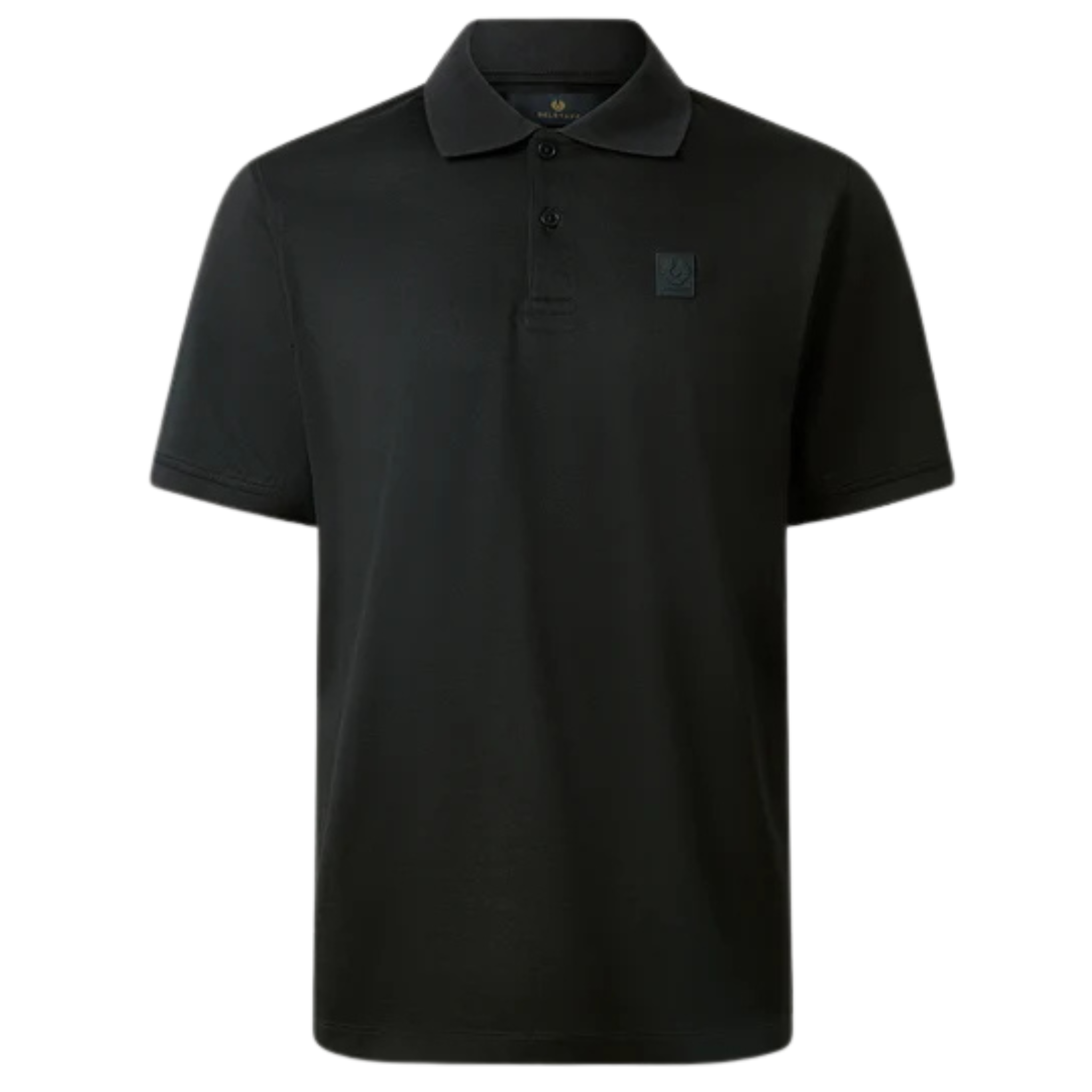 Mens Belstaff Black Steel S/s Polo Shirt