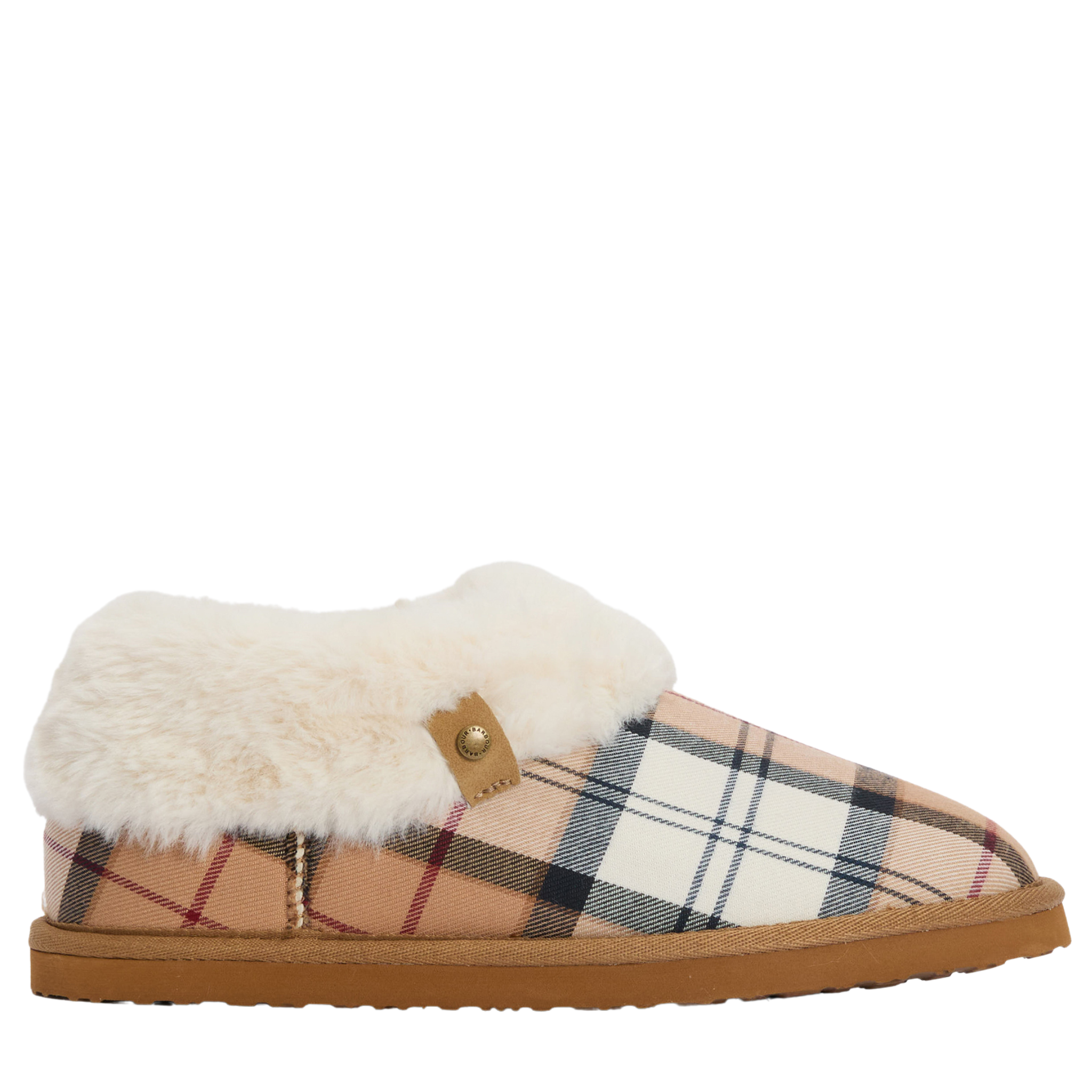 Womens Barbour Hessian Tartan Eloise Bootie Slippers
