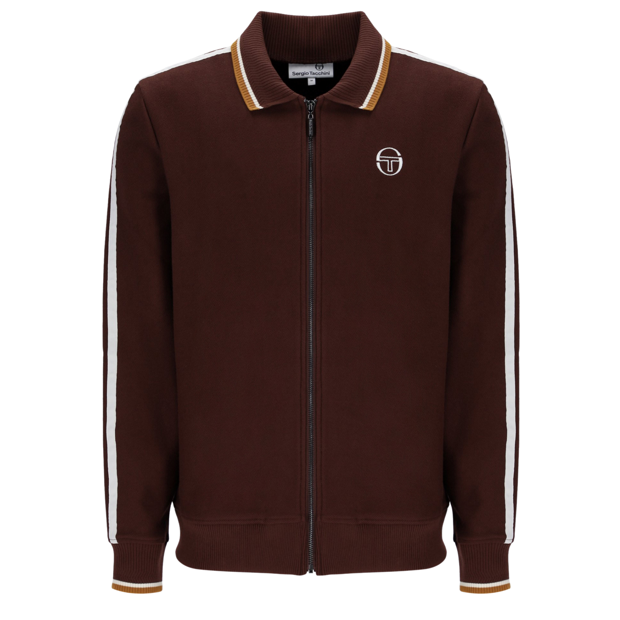Mens Sergio Tacchini Bitter Chocolate Giorno Track Top