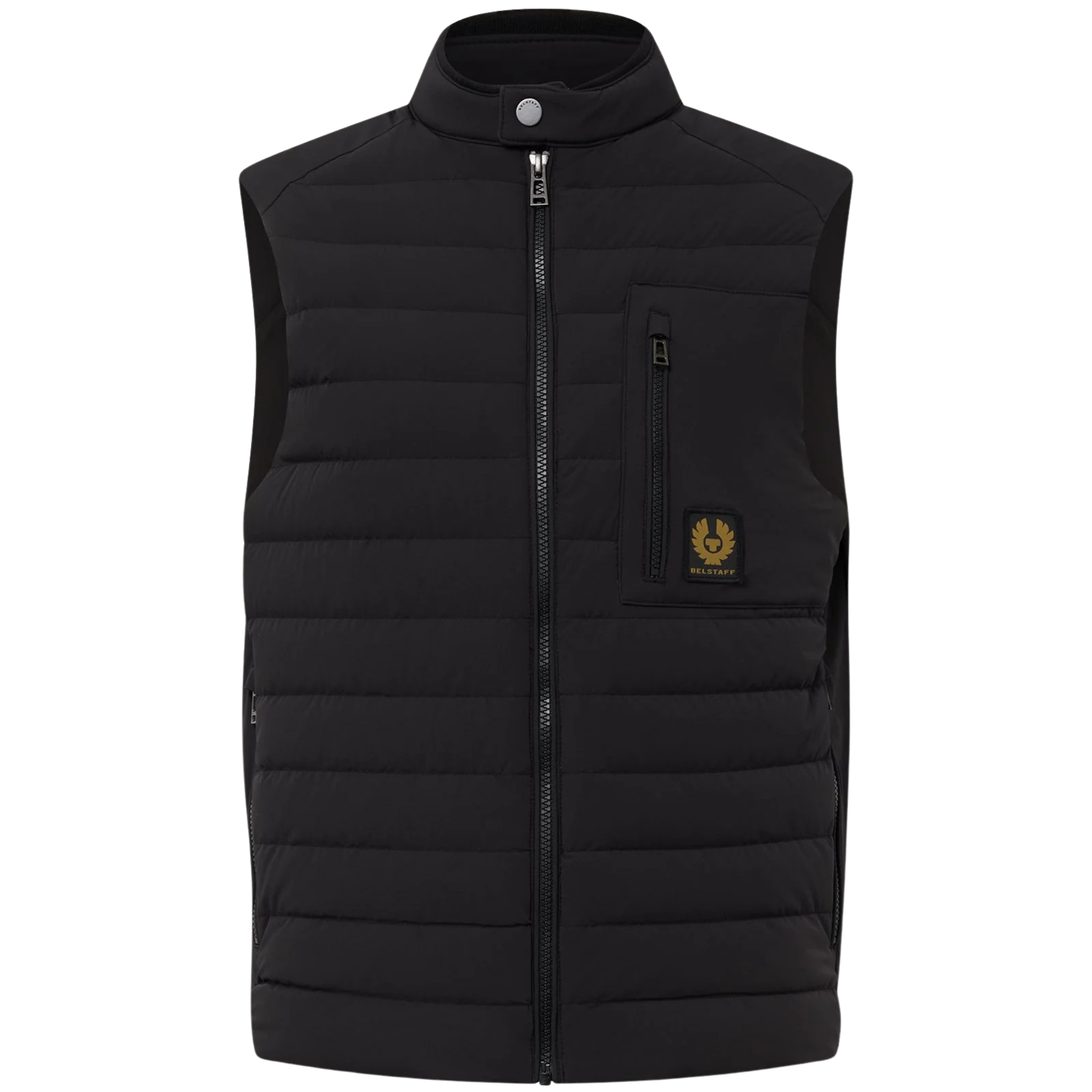 Mens Belstaff Black Chassis Gilet