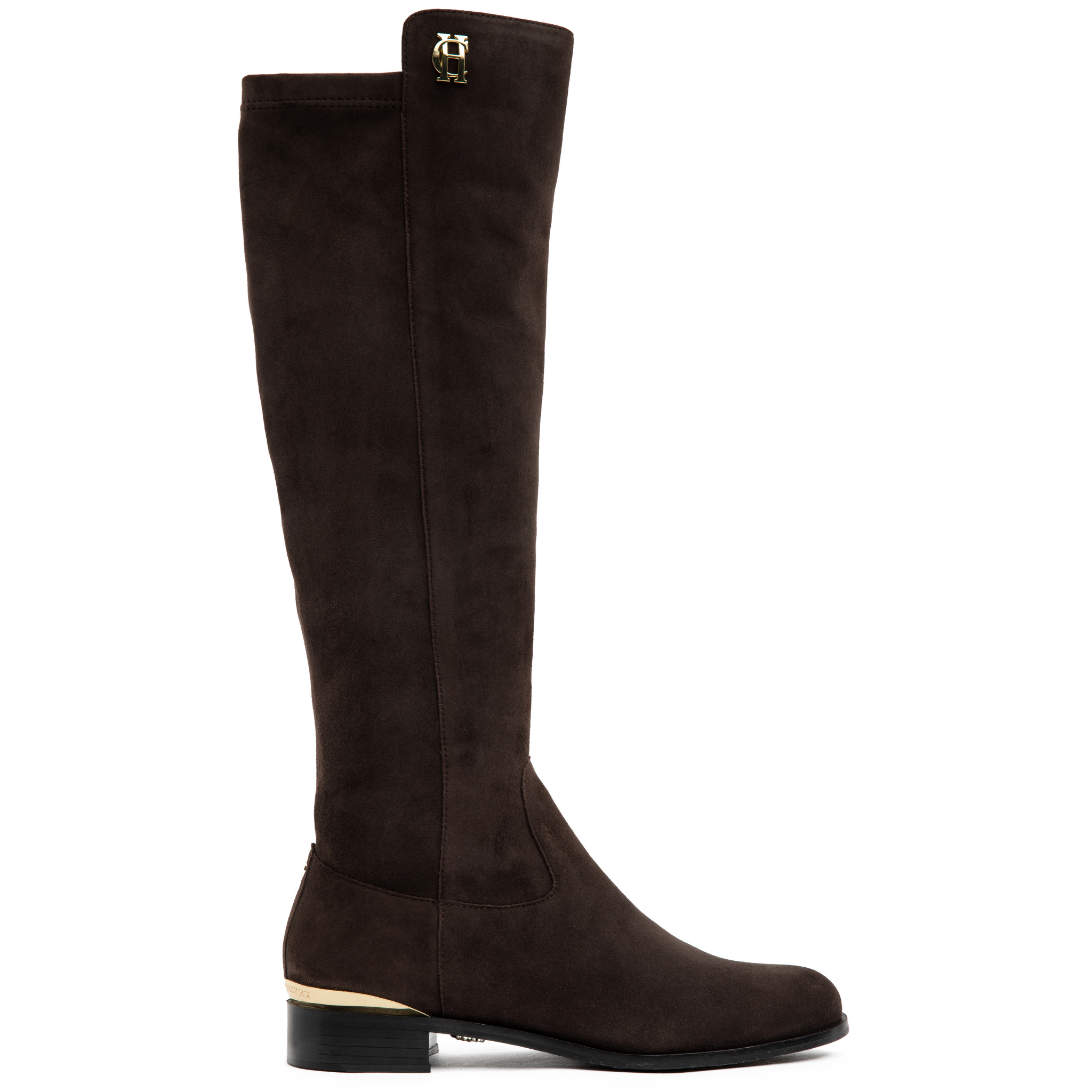 Womens Holland Cooper Choc Suede Albany Knee Boots