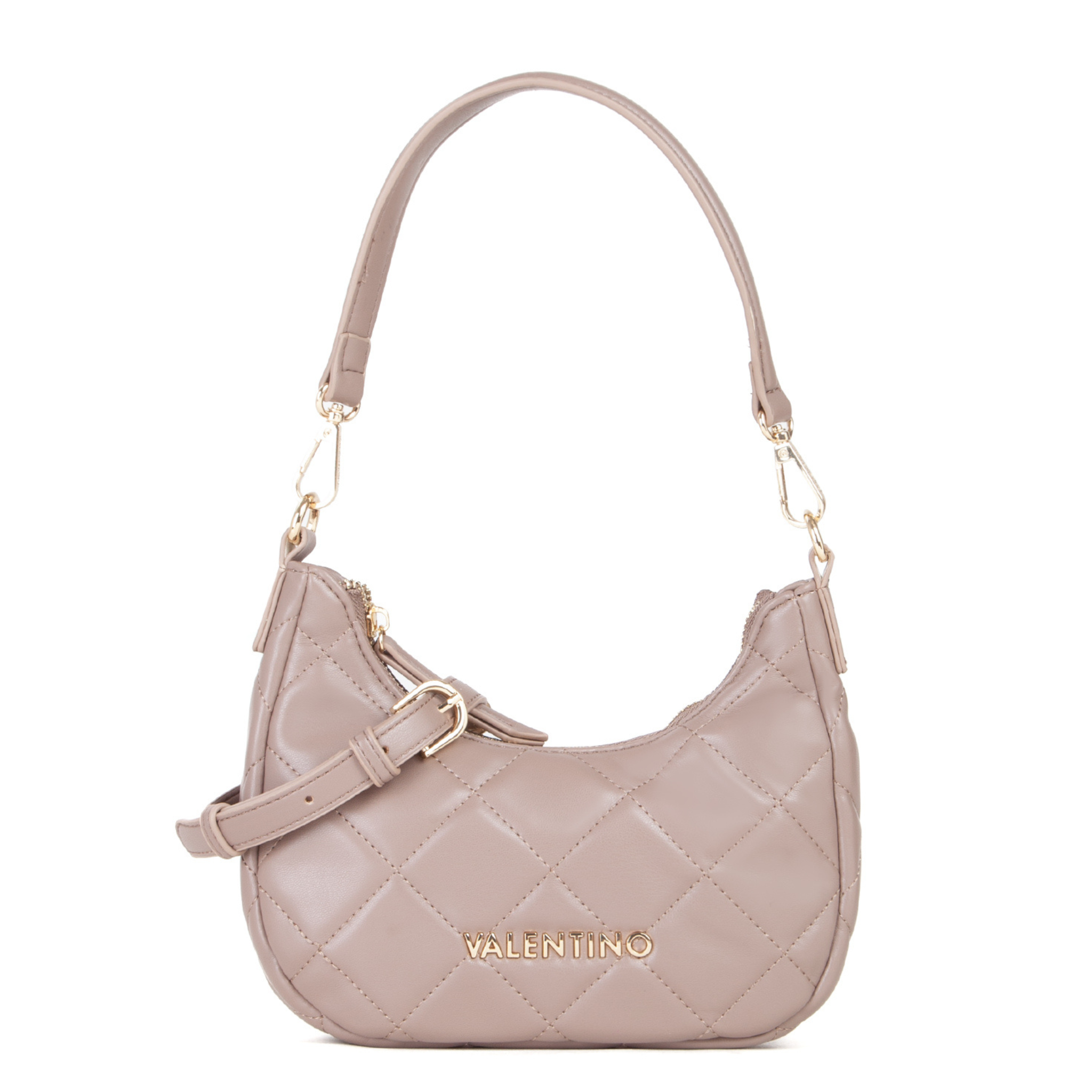 Womens Valentino Taupe Ocarina Hobo Bag