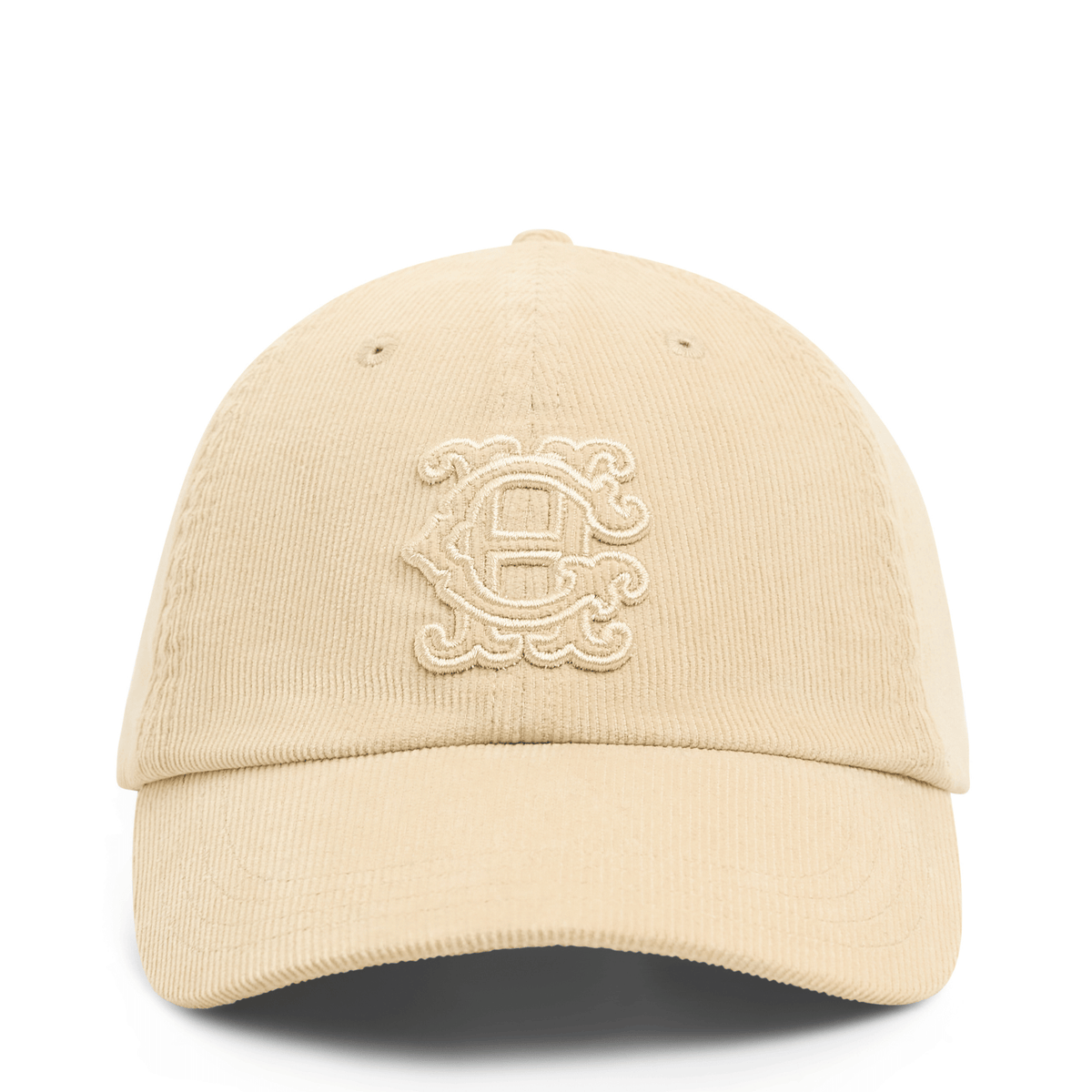 Womens Holland Cooper Latte Corduroy Heraldic Cap