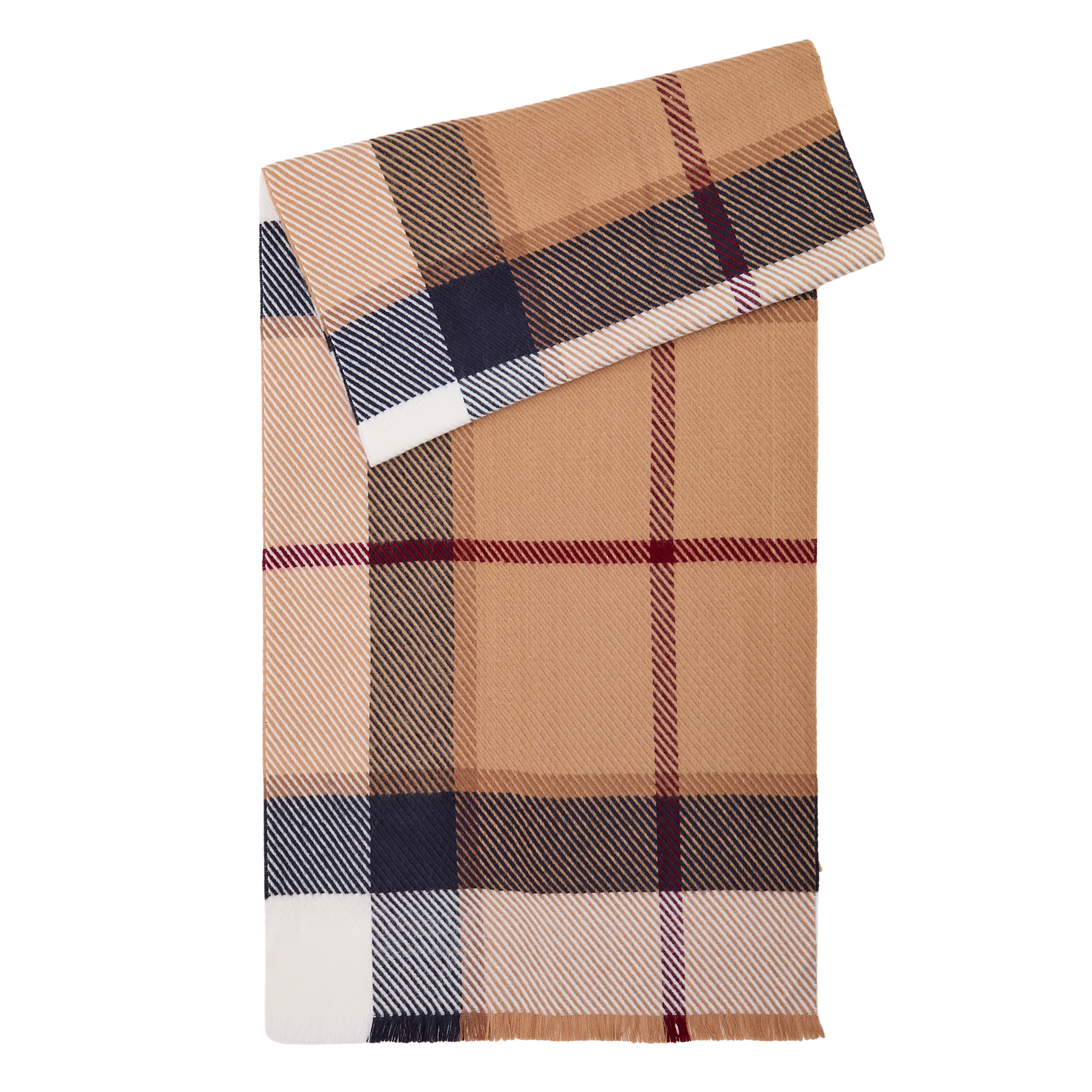 Womens Barbour Hessian Tartan Blair Scarf