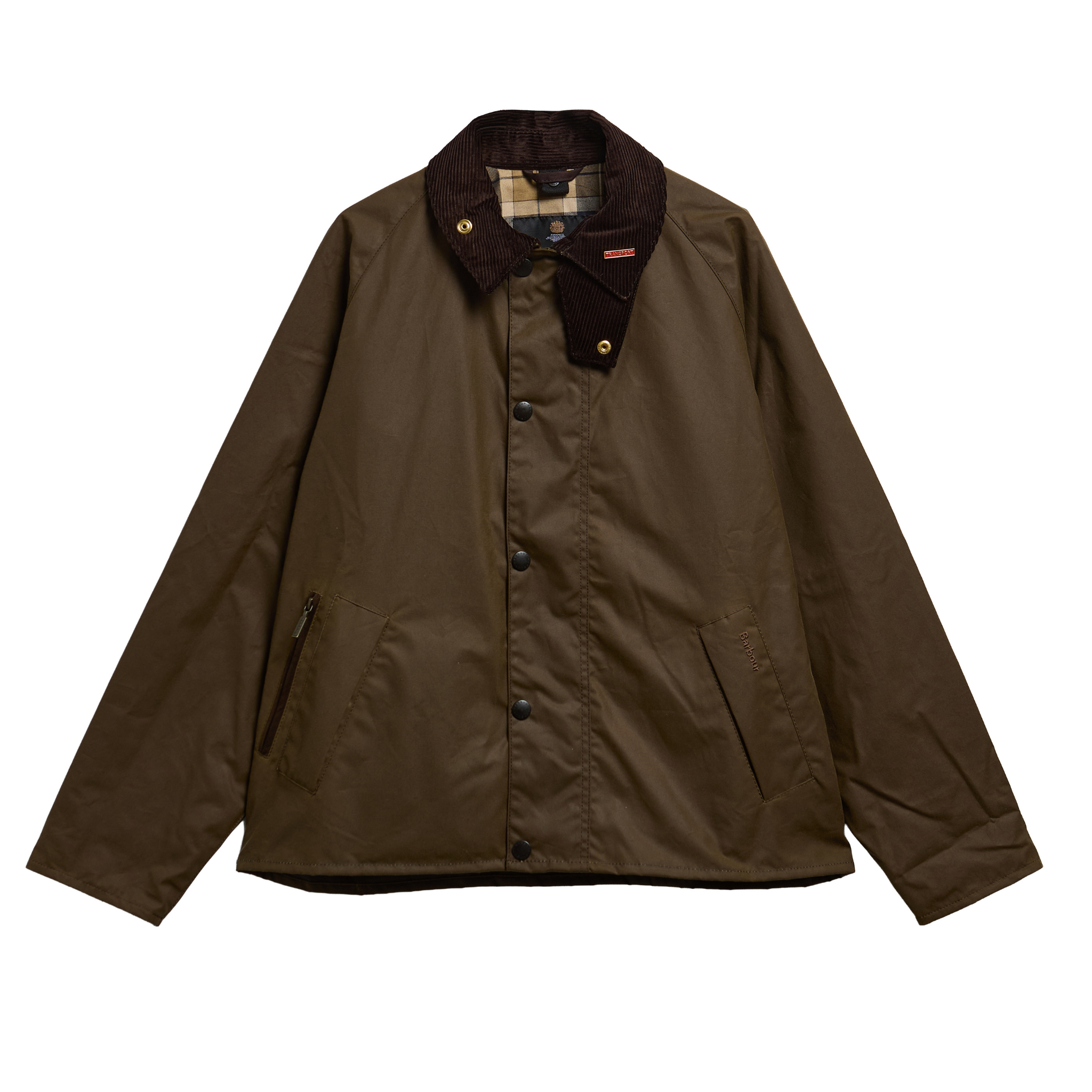 Mens Barbour Brown Icons Transport Wax Jacket