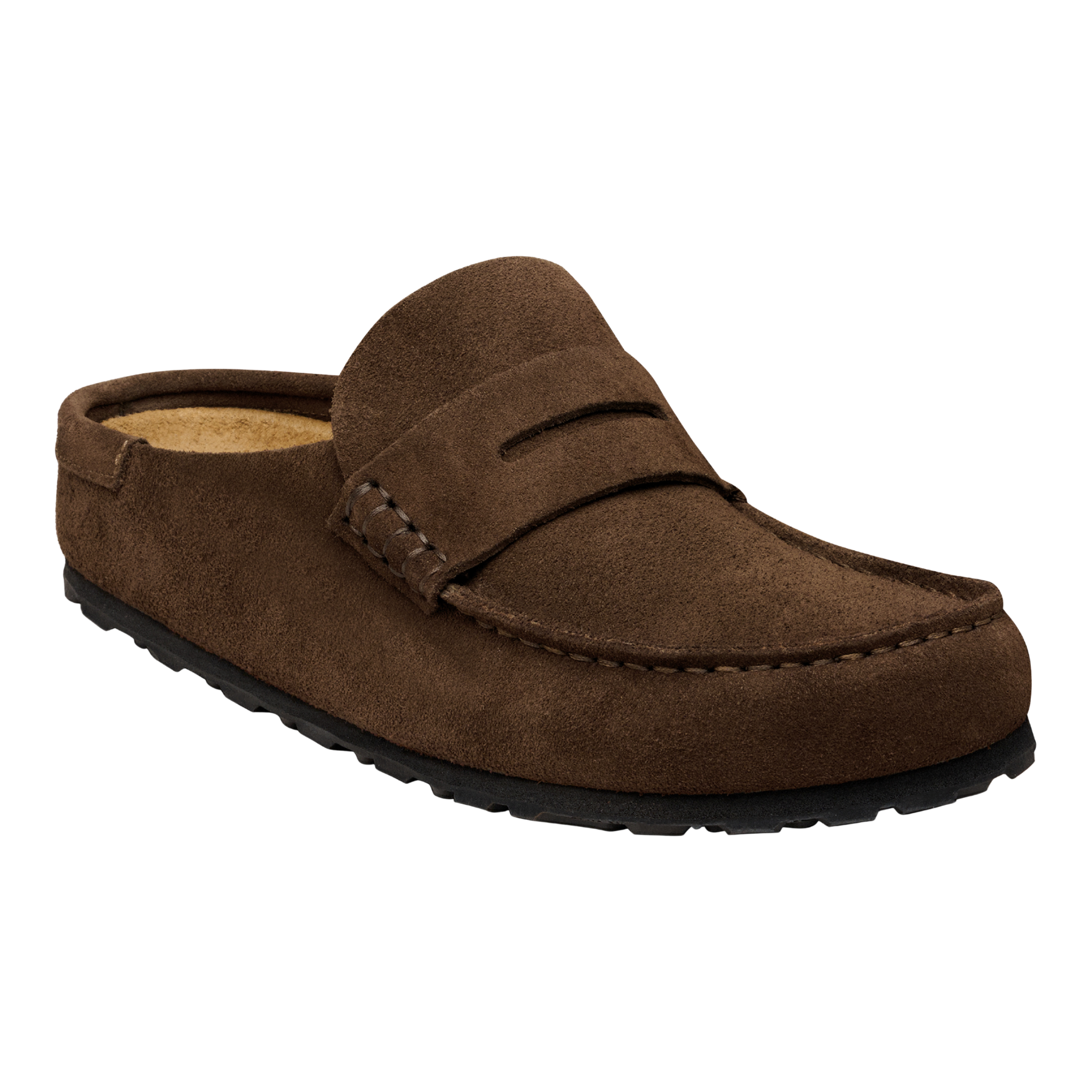 Womens Birkenstock Carafe Naples Wrapped Suede Clogs