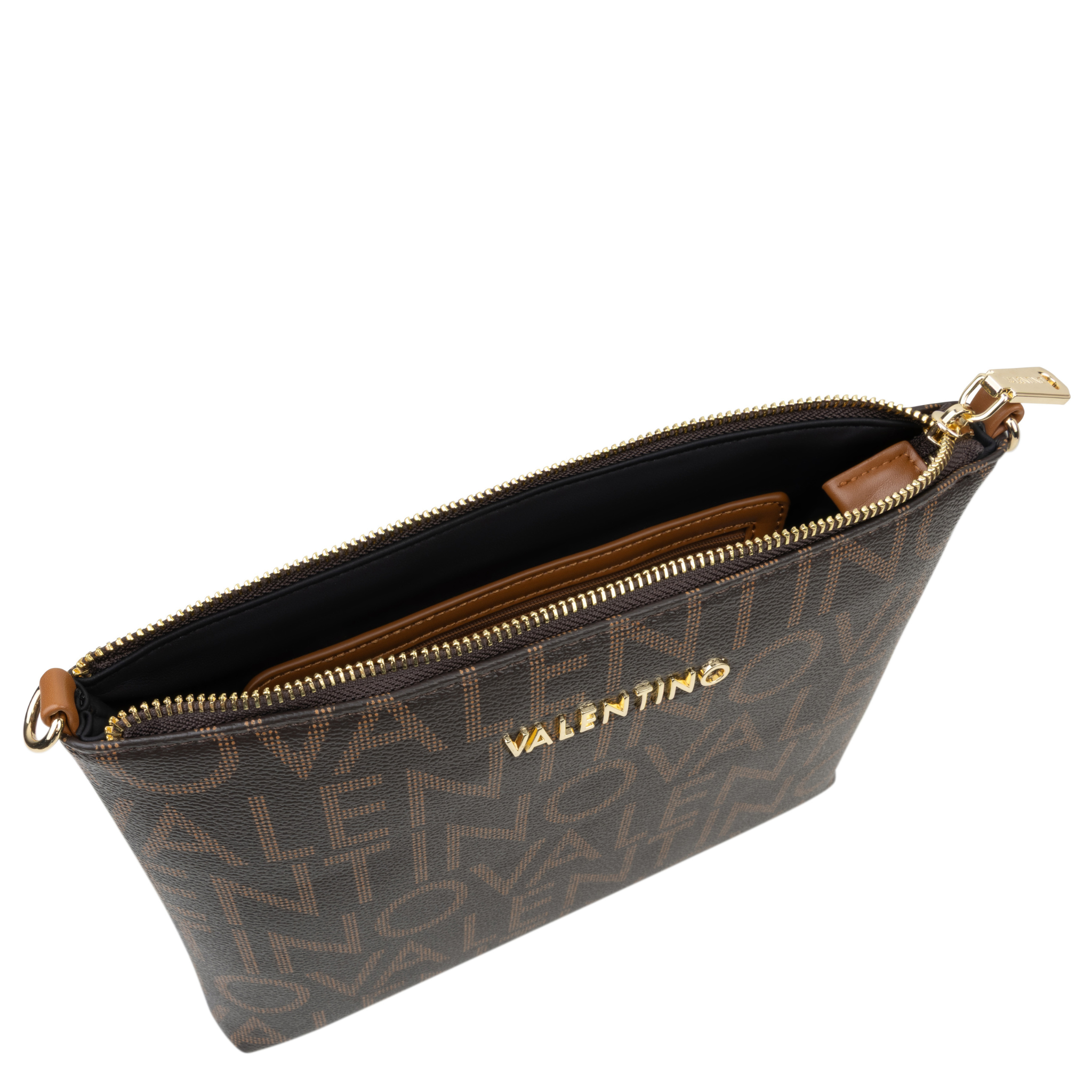 Womens Valentino Moro/Naturale Regina RE Flat Crossbody
