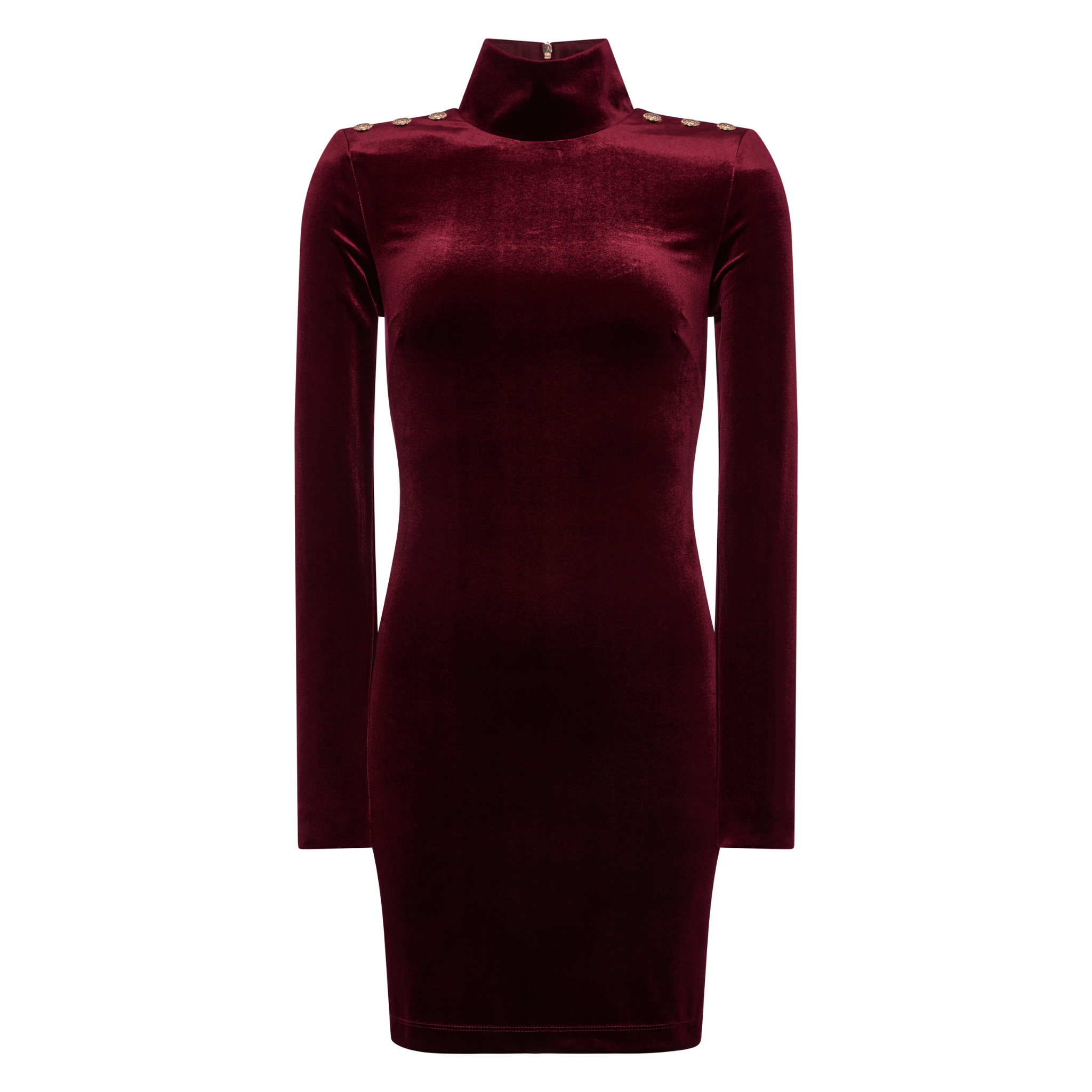 Womens Holland Cooper Burgundy Cara Velvet Mini Dress