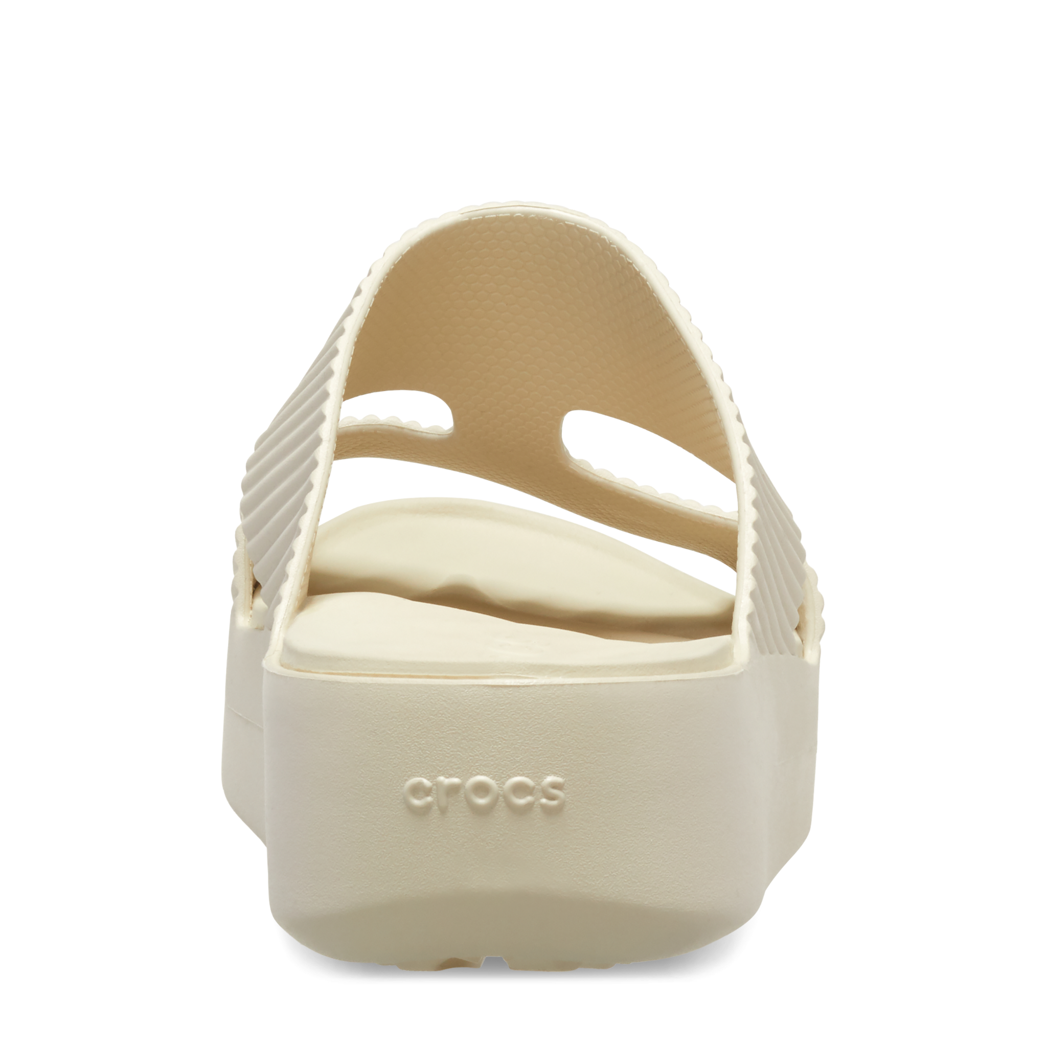 Womens Crocs Sandstone Getaway Groove Platform H-Strap Sandals