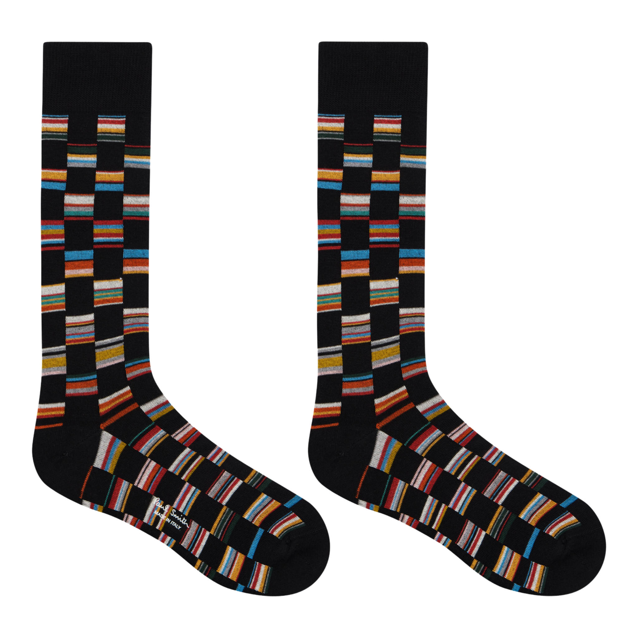 Mens Paul Smith Signature Stripe Check Laurel Socks