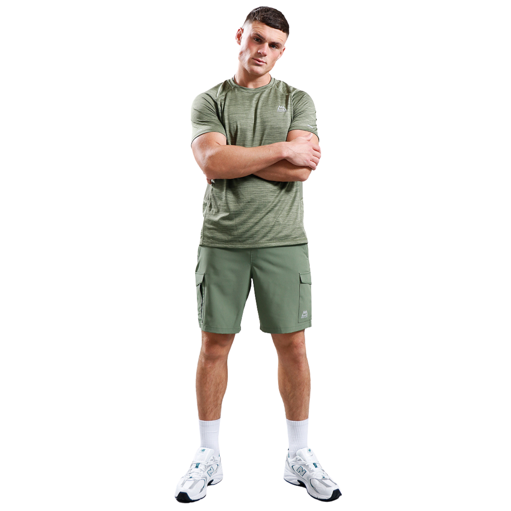 Mens Marshall Artist Khaki Quest S/s T Shirt