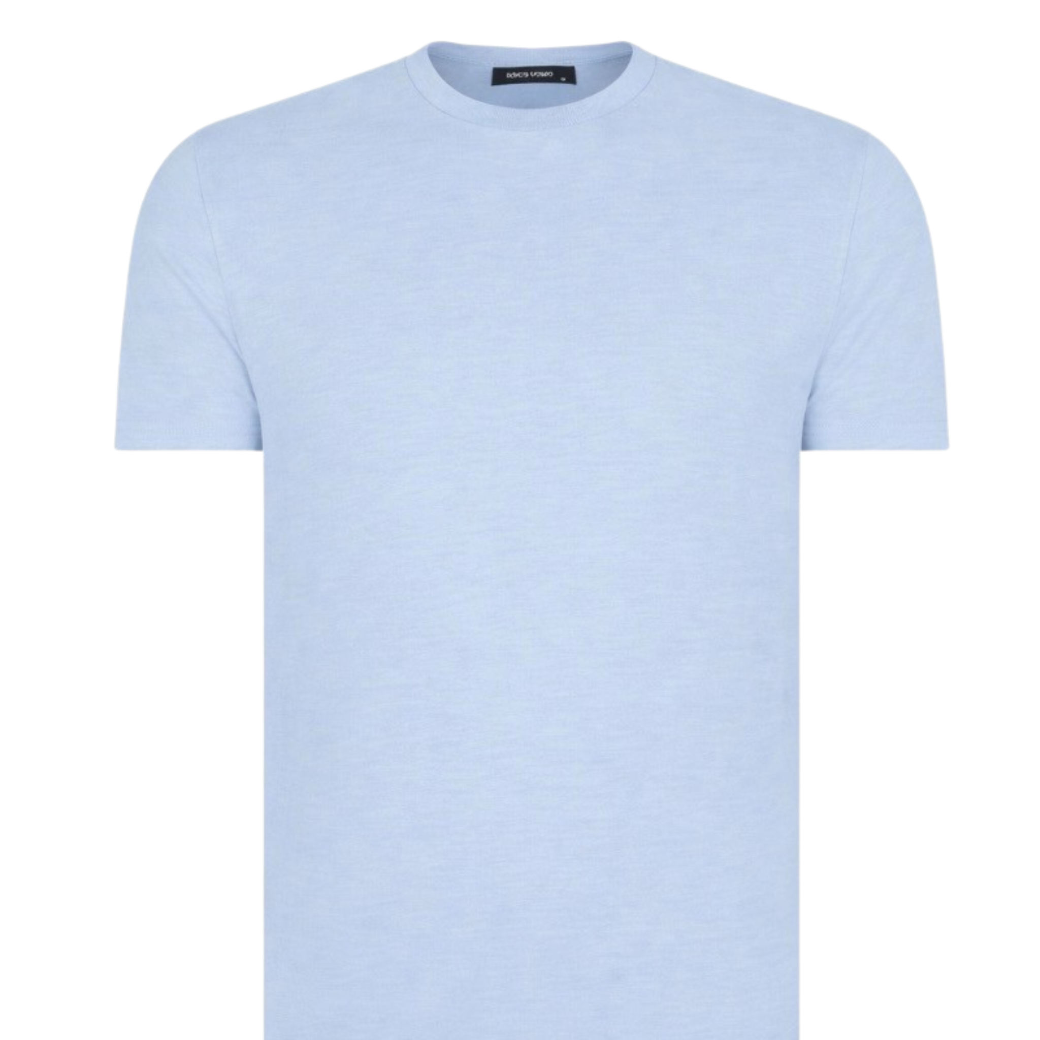 Mens Remus Uomo Light Blue Cotton Stretch S/s T Shirt