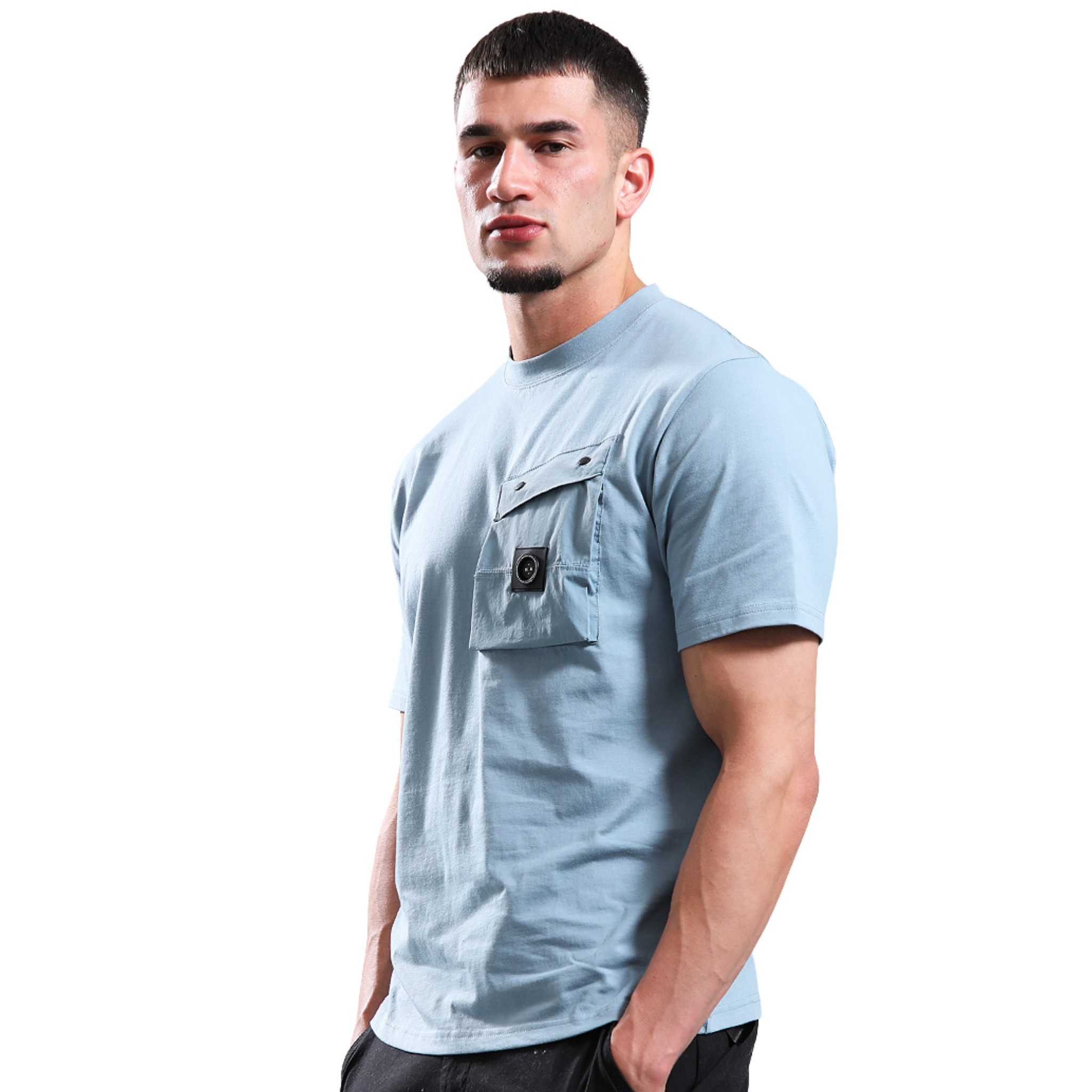 Mens Marshall Artist Steel Blue Proccera S/s T Shirt