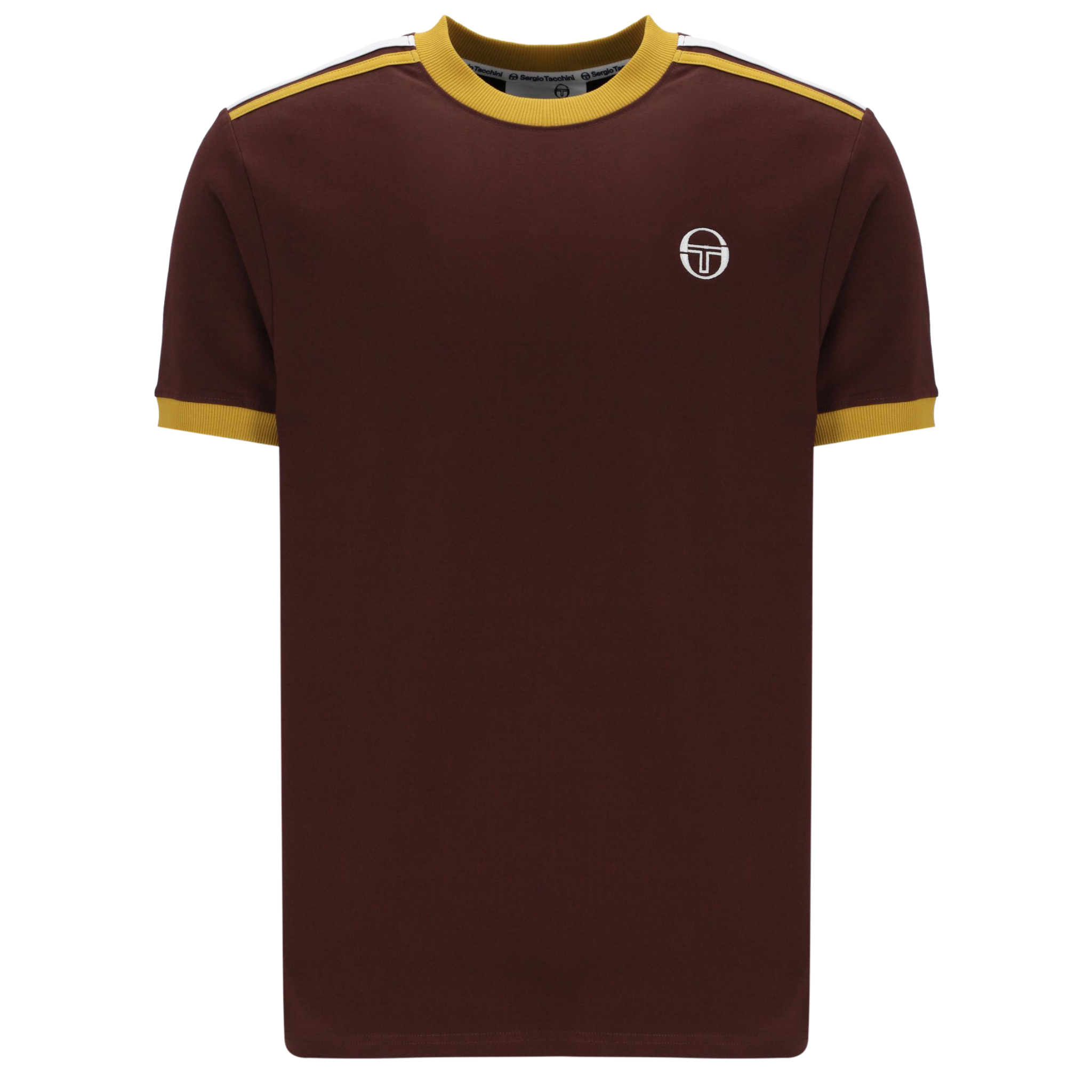 Mens Sergio Tacchini Bitter Chocolate Triste S/s T Shirt