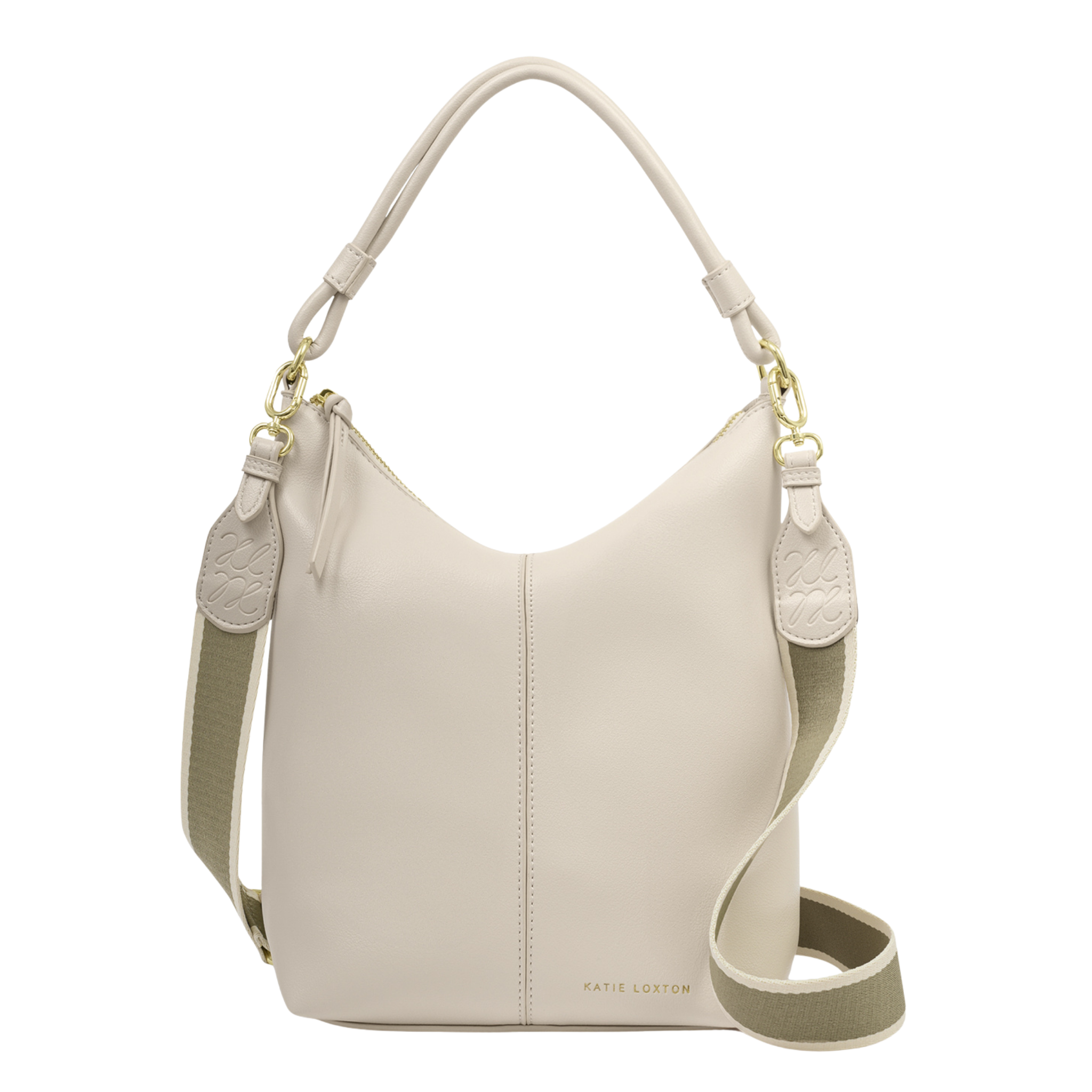 Womens Katie Loxton Oyster Hallie Satchel Bag