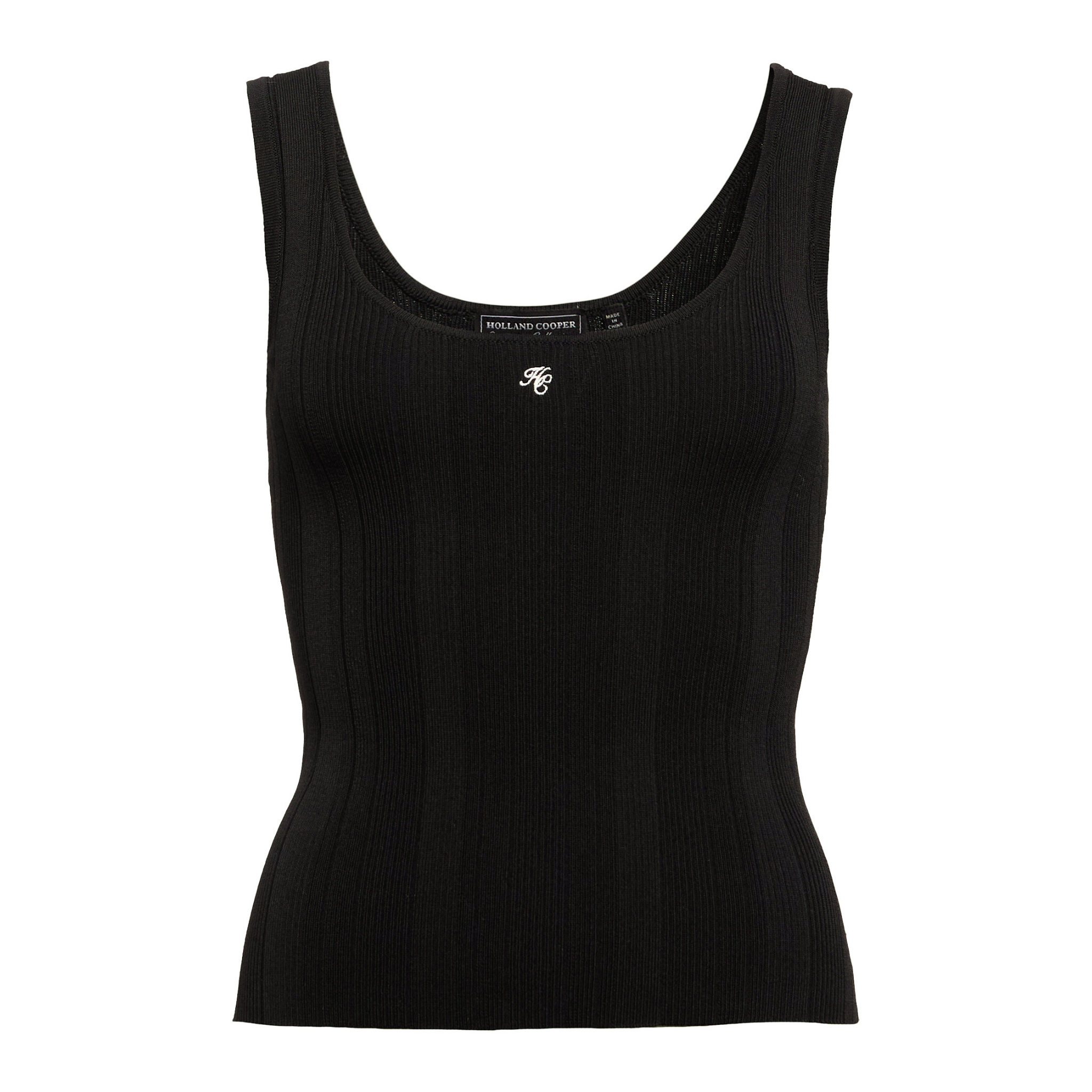 Womens Holland Cooper Black Ruby Knitted Vest Top