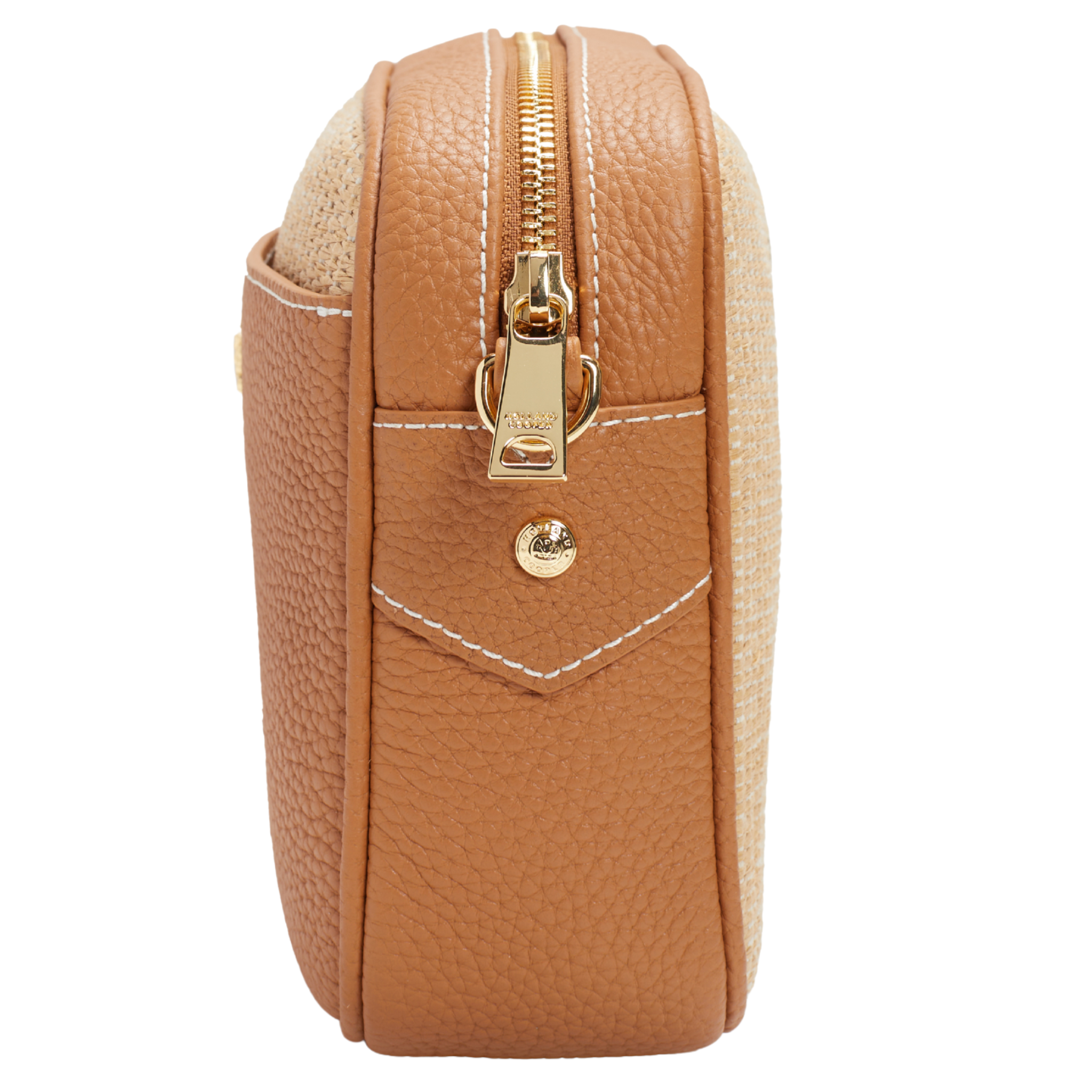 Womens Holland Cooper Tan/Rafffia Soho Camera Bag