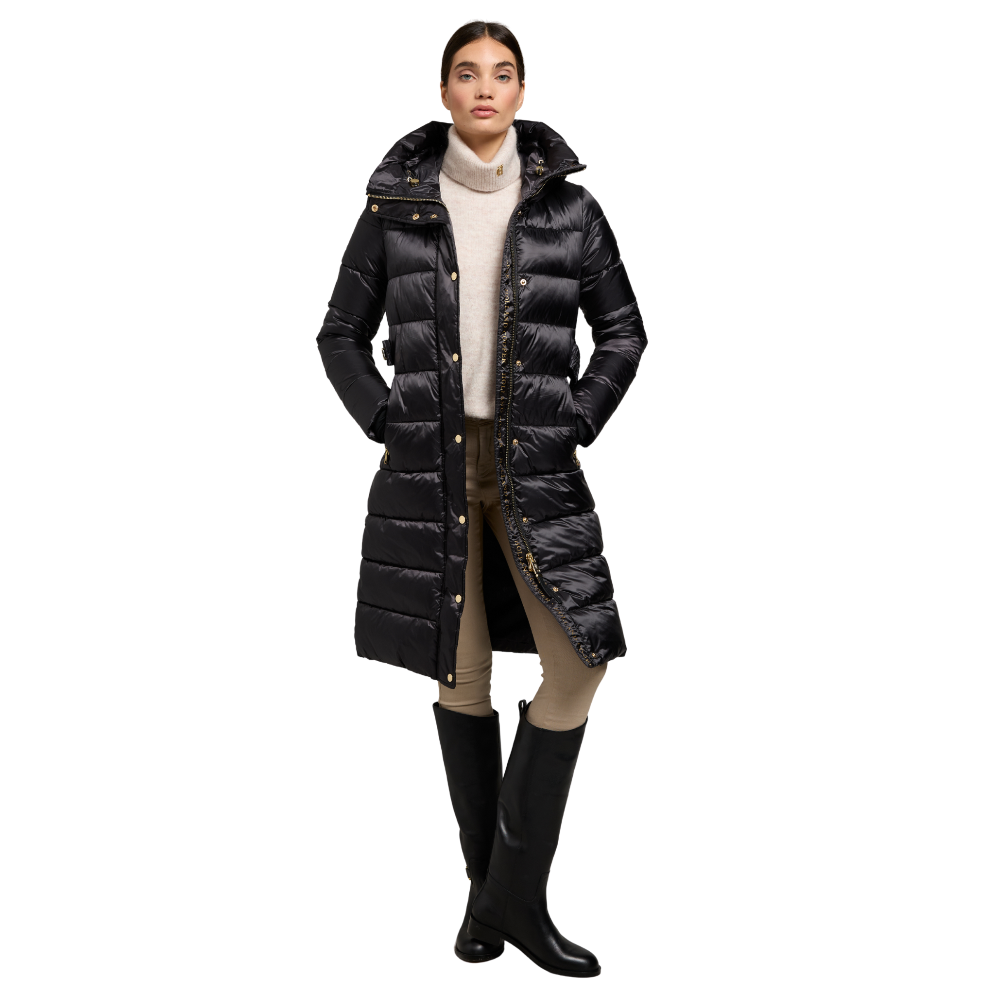 Womens Holland Cooper Black The Arosa Padded Coat