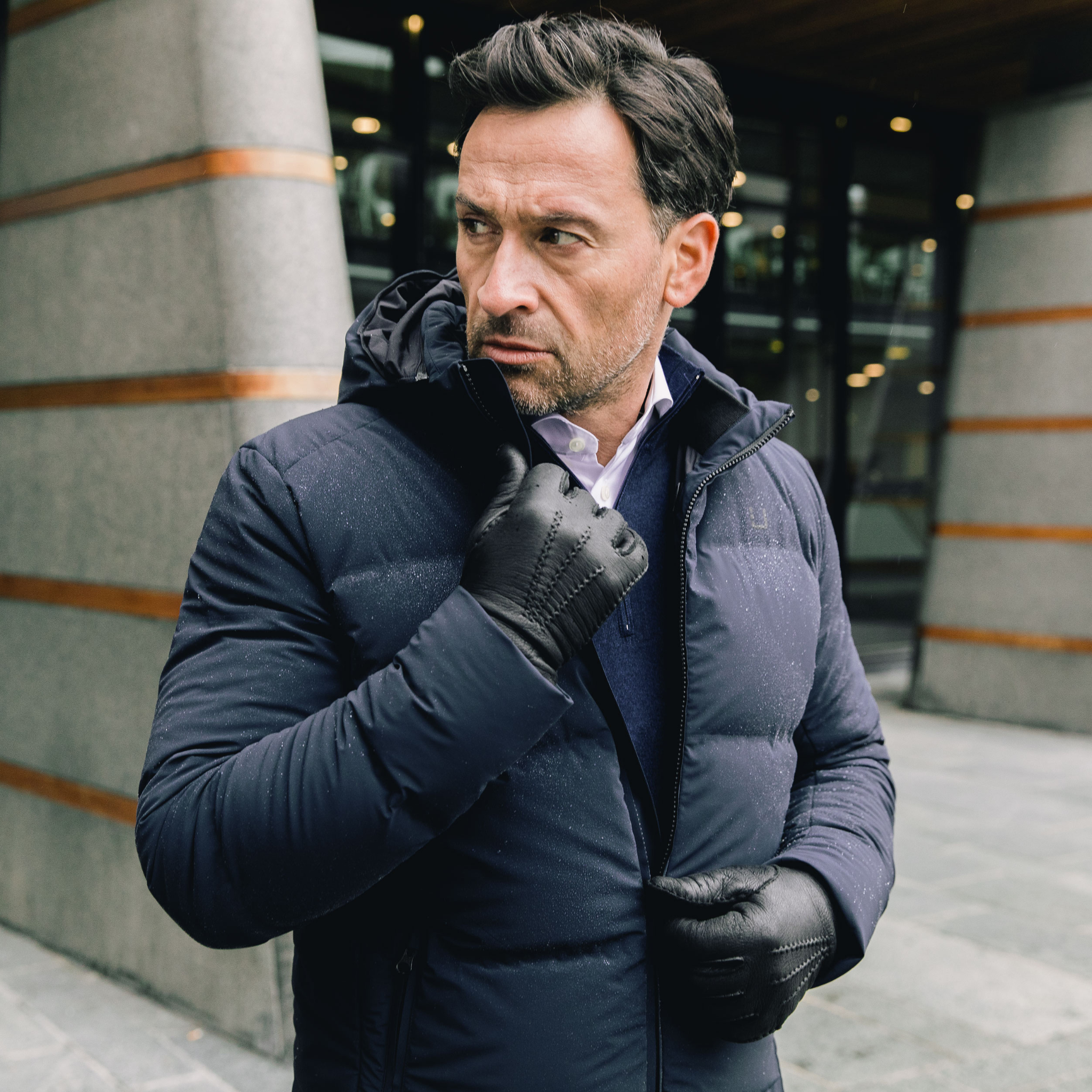 Mens UBR Navy Bolt XP Down Jacket