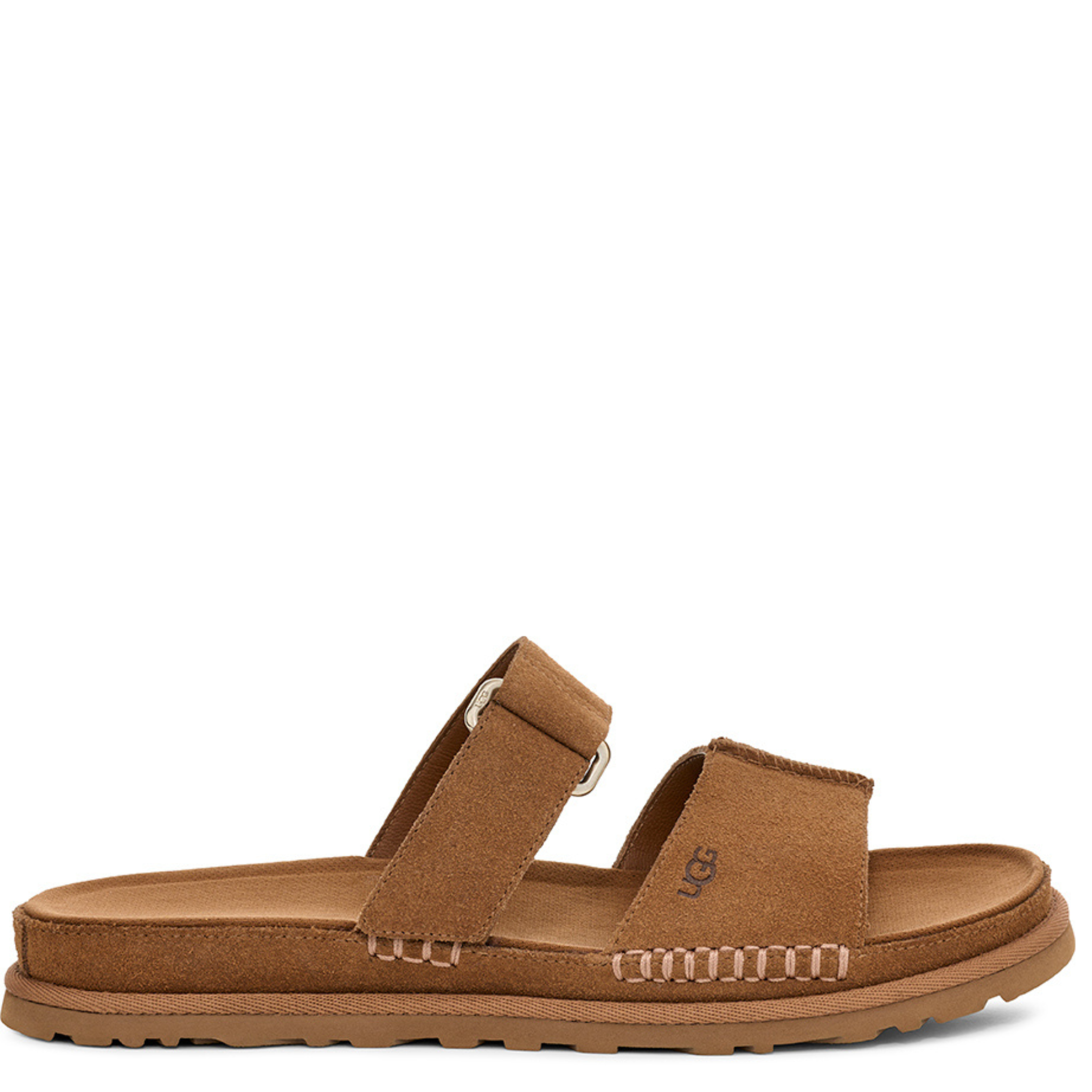 Womens UGG Chestnut Goldengaze Slide Sandals