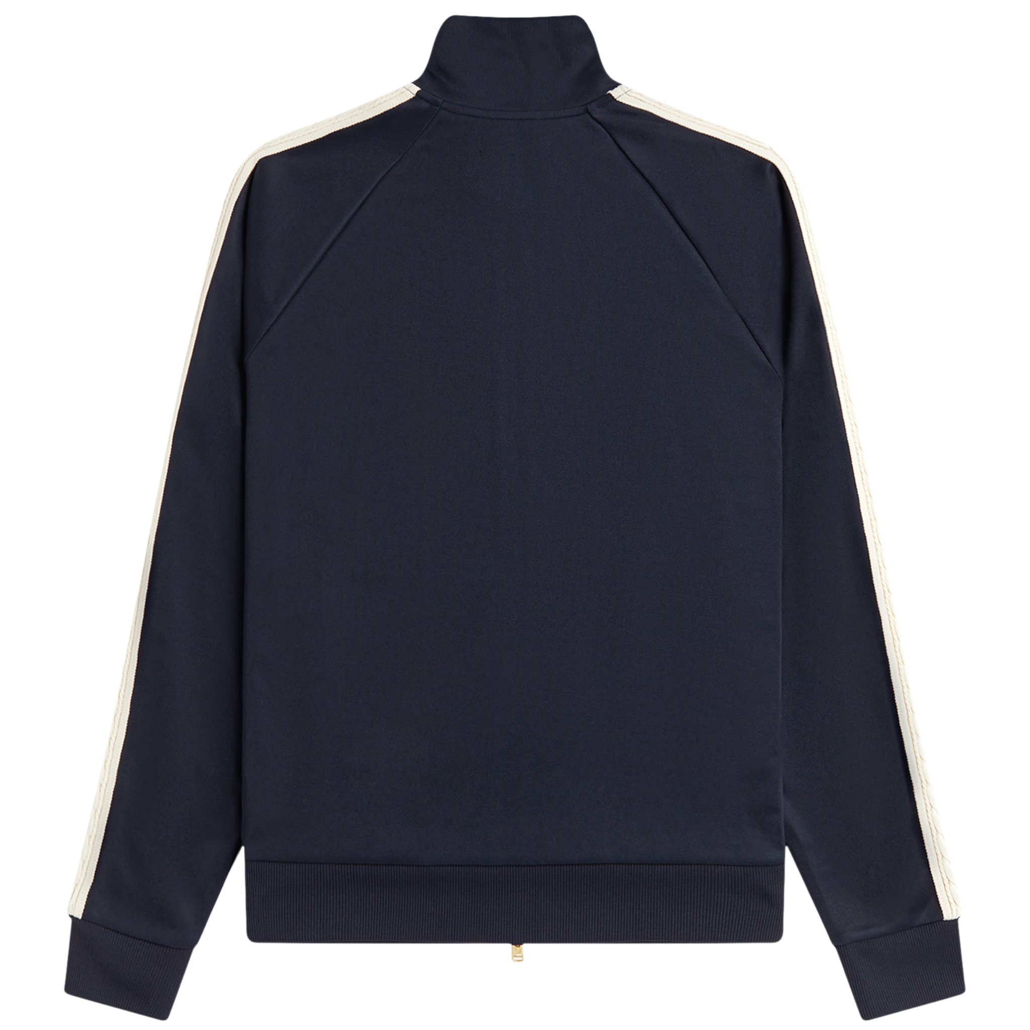 Mens Fred Perry Navy Cable Taped Track Jacket