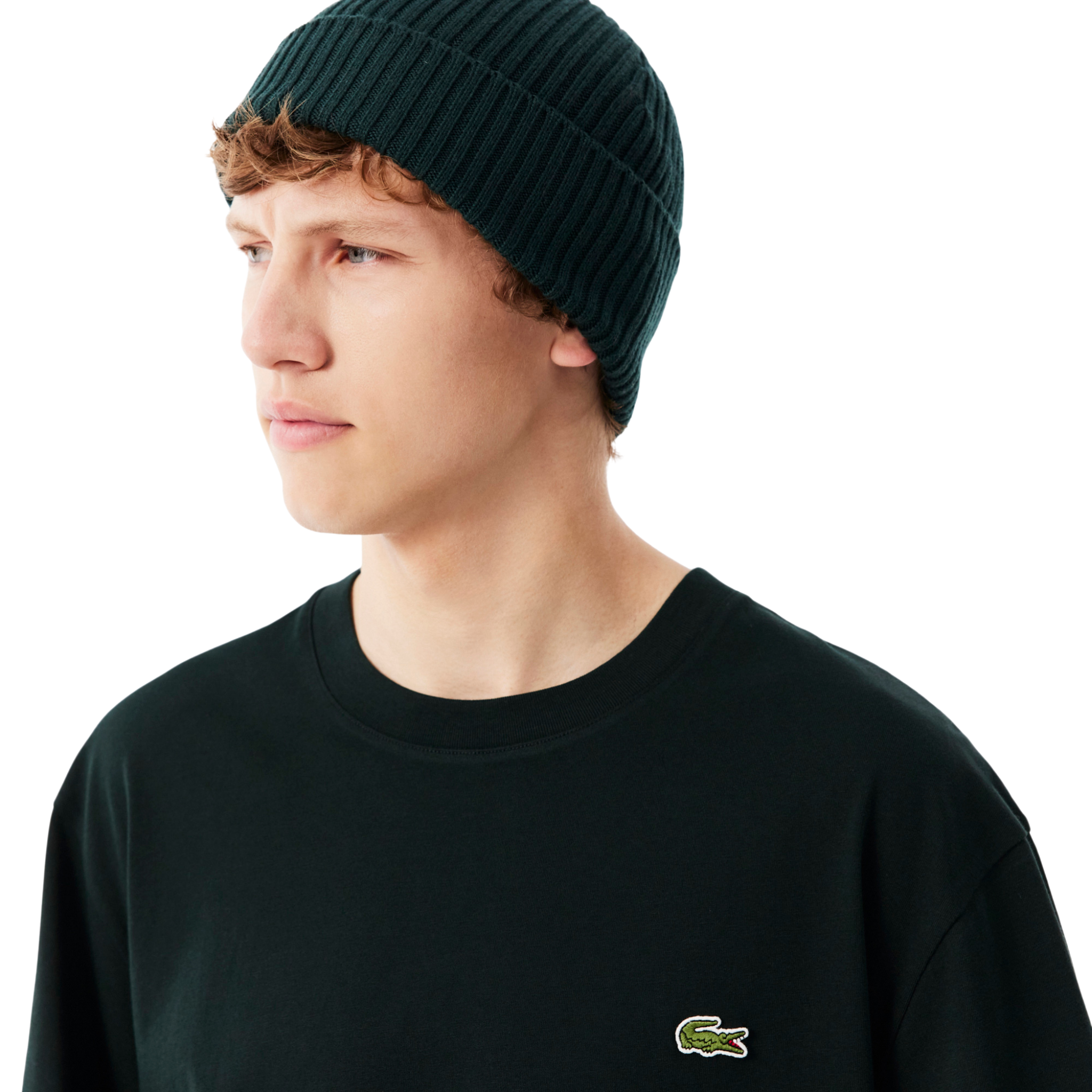 Mens Lacoste Dark Varech Classic Fit Mid Weight S/s T Shirt