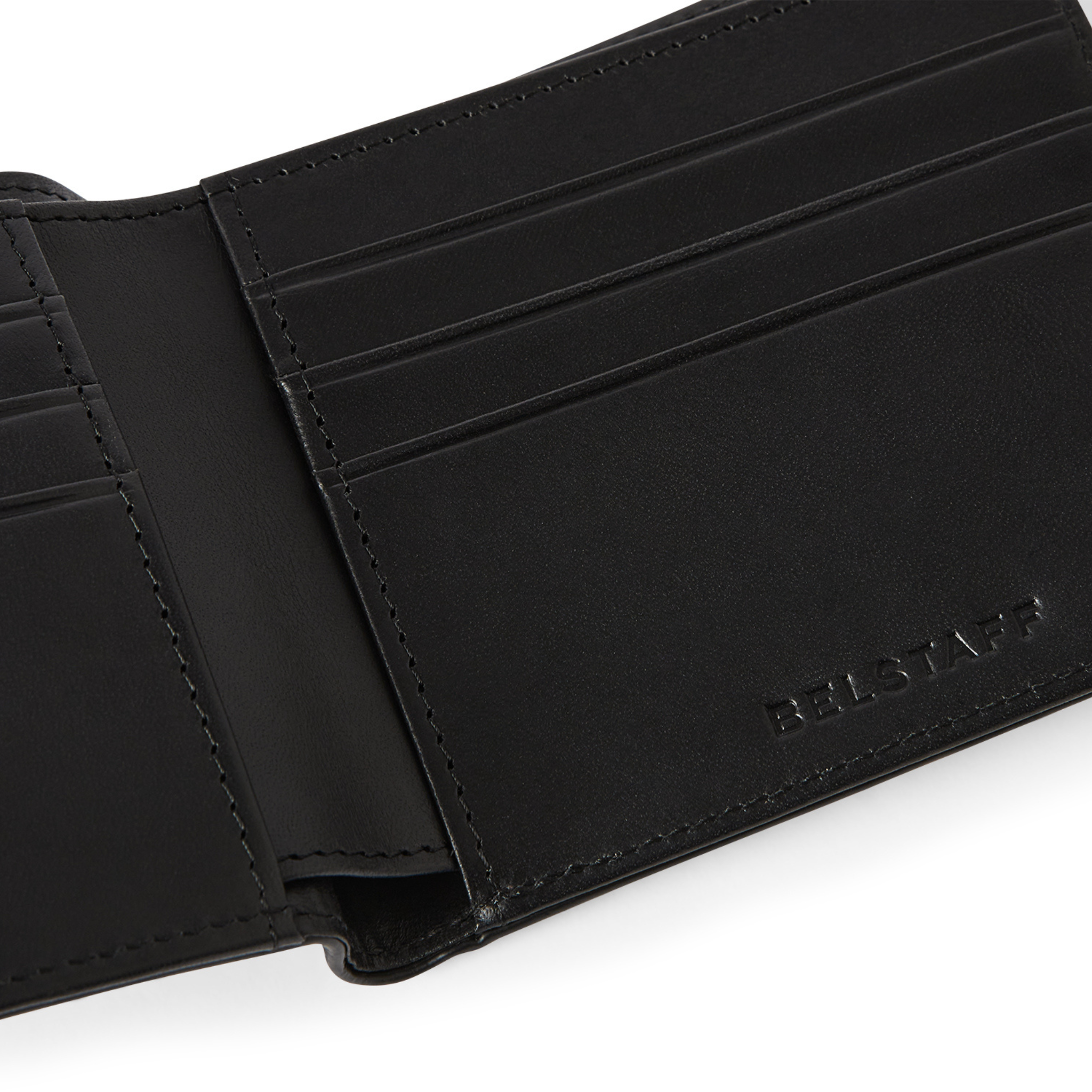 Mens Belstaff Black Foley Bifold Wallet
