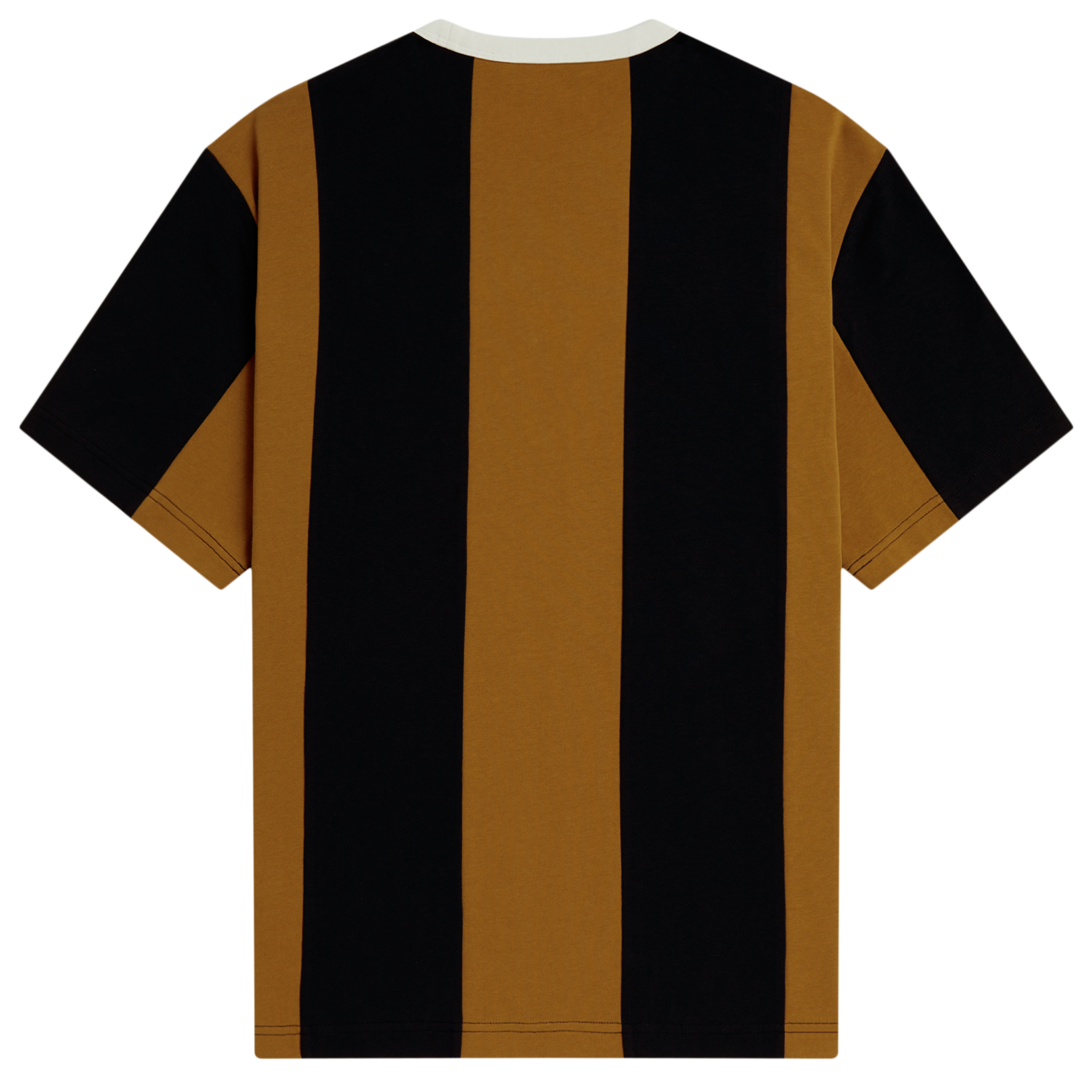 Mens Fred Perry x Meyba Dark Caramel Cut & Sew S/s T Shirt