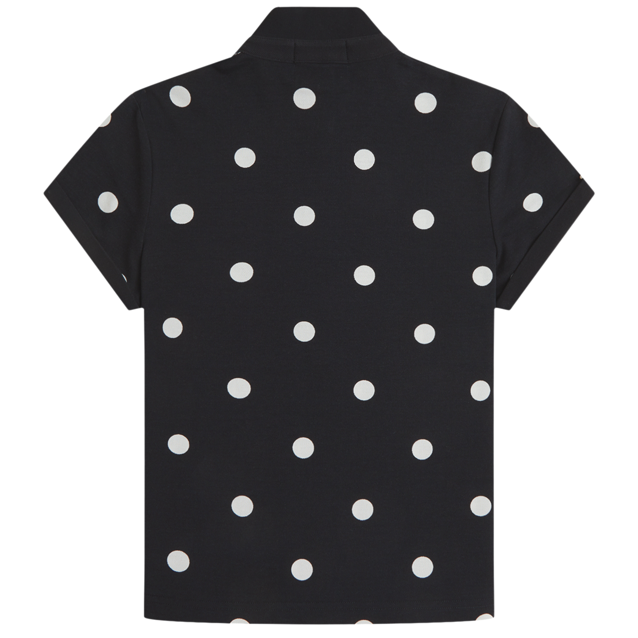 Womens Fred Perry x AW Black Polka Dot S/s Polo Shirt