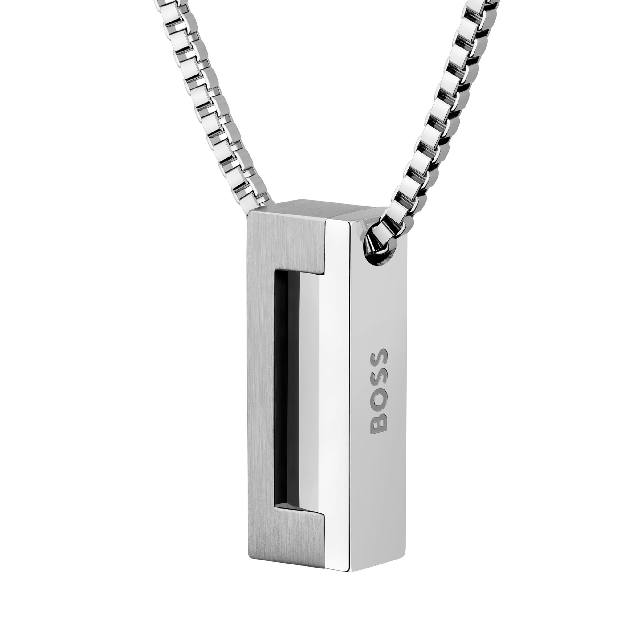Mens BOSS Stainless Steel Candor Necklace
